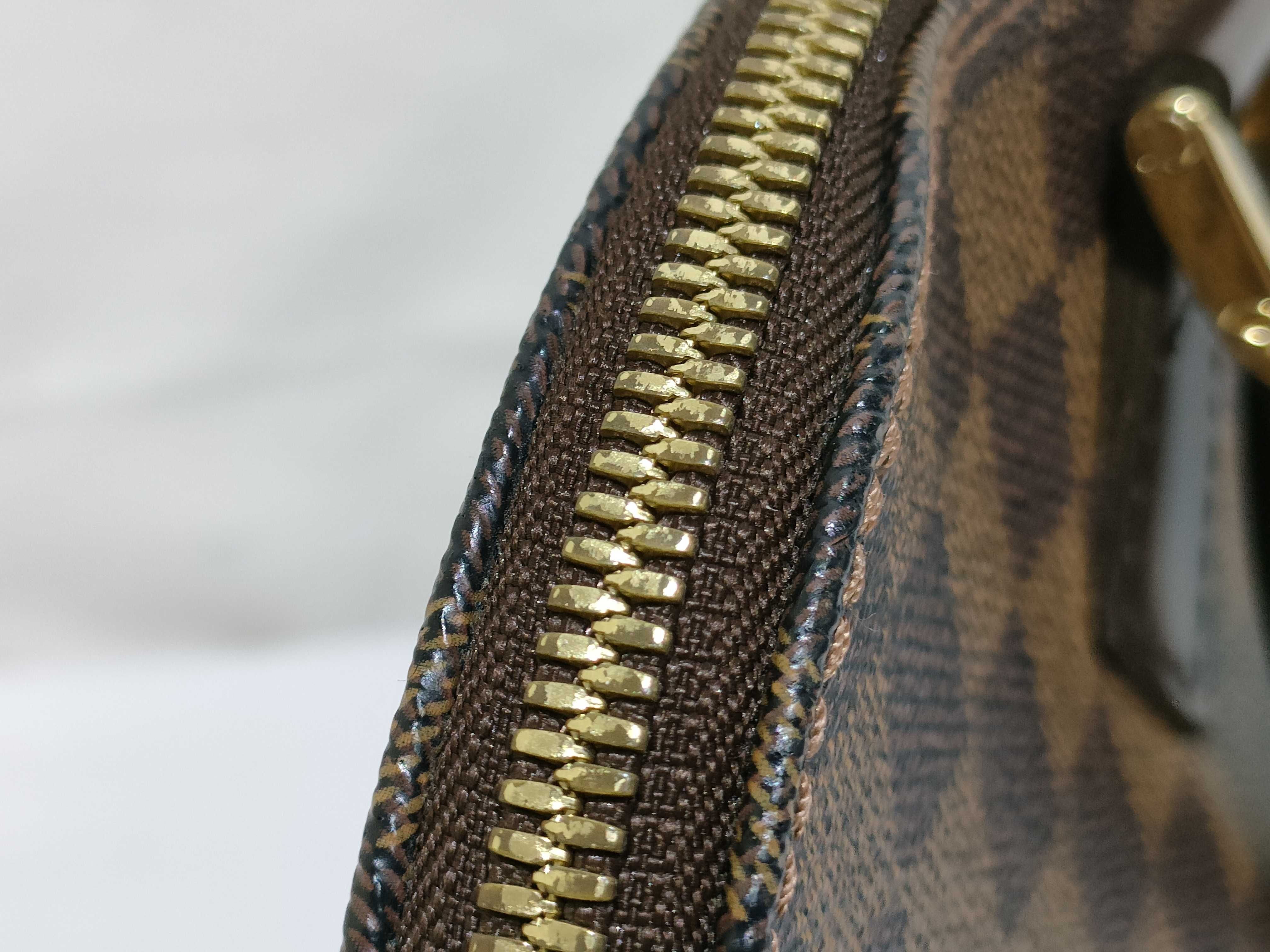 Damier Alma PM N53151 FL1004 Brown Handbag — view 8
