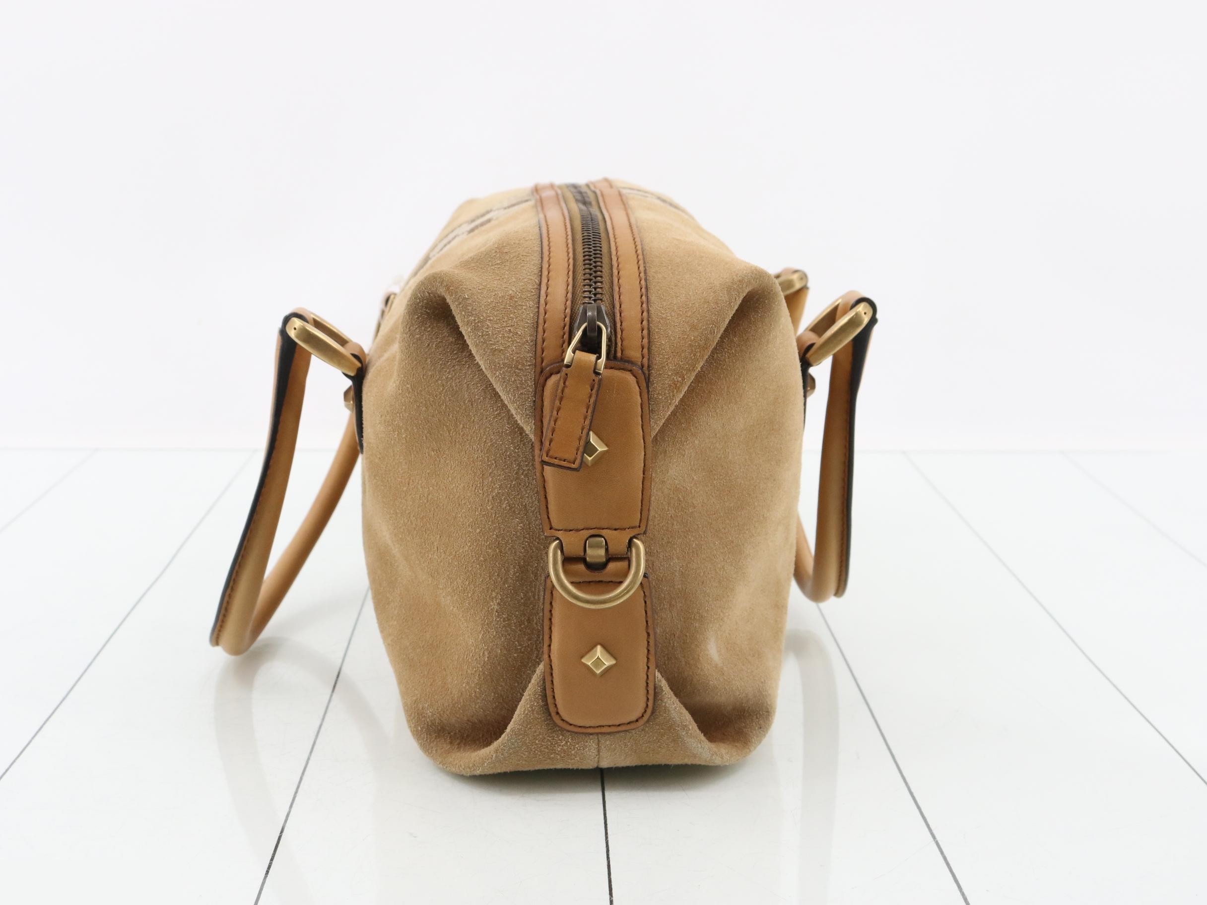 GG Canvas Suede Handbag 120886 — view 4