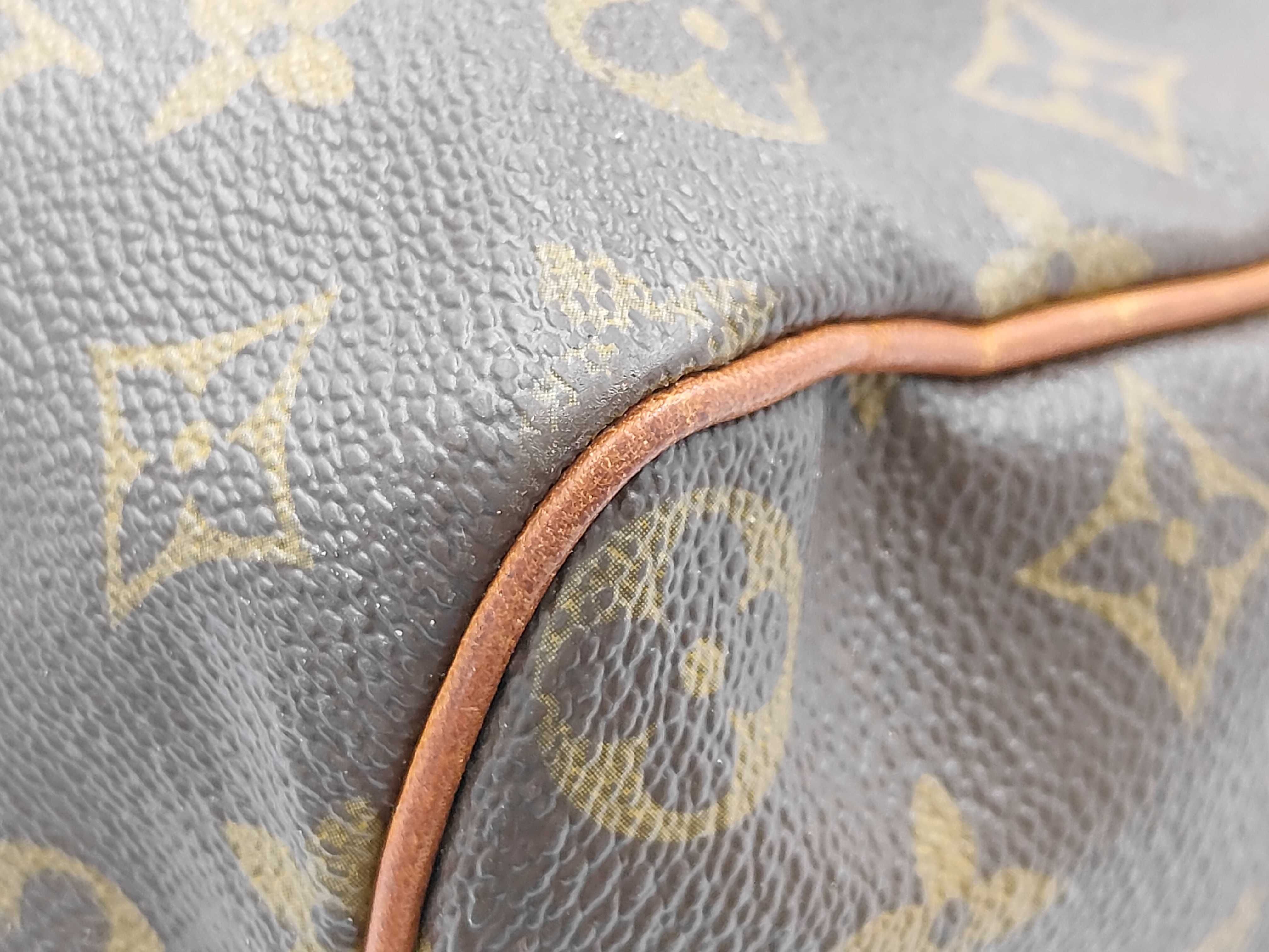 Monogram Louis Vuitton Speedy 35 M41524 Monogram Brown Handbag — view 7