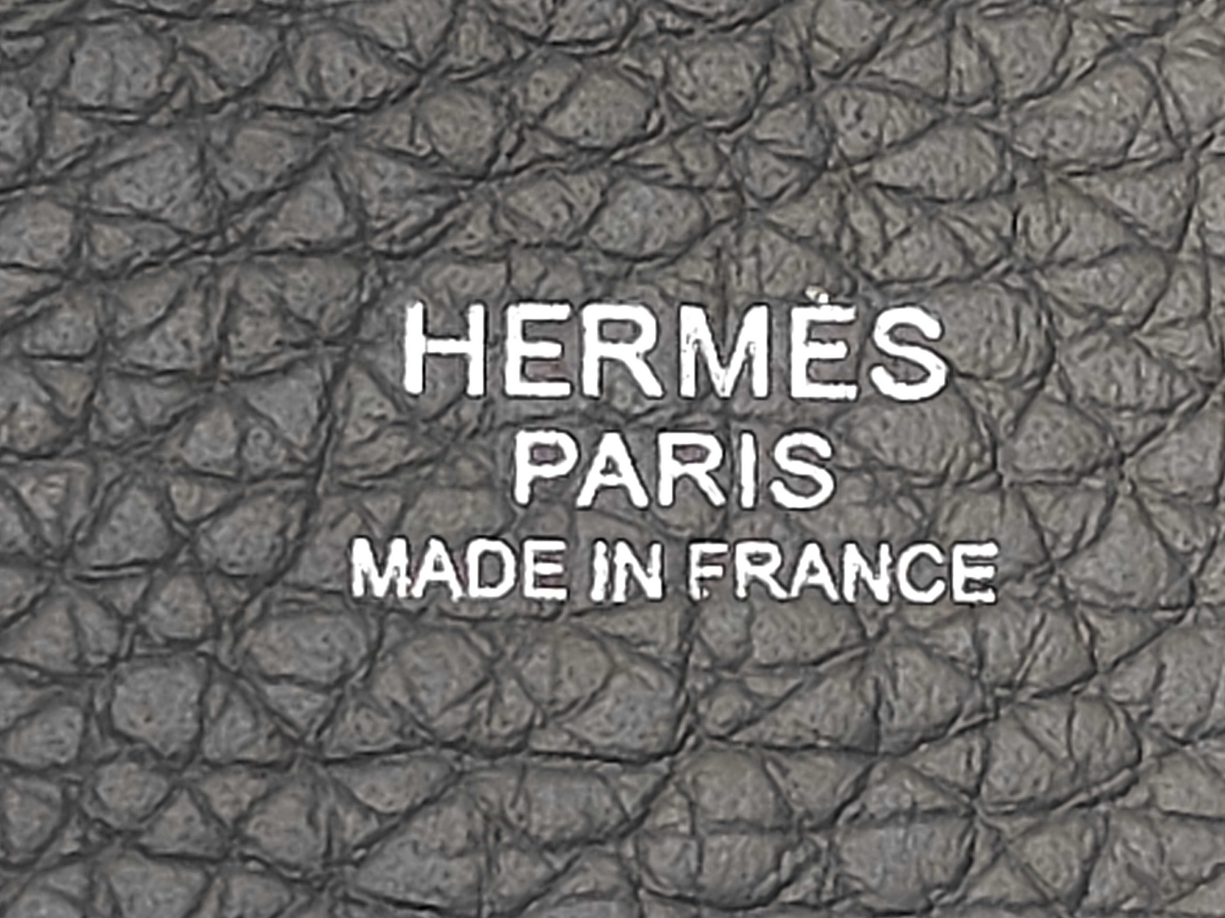Picotin Lock 18 PM Taurillon Clemence Grismeyer Silver Hardware U Stamp Handbag — view 9