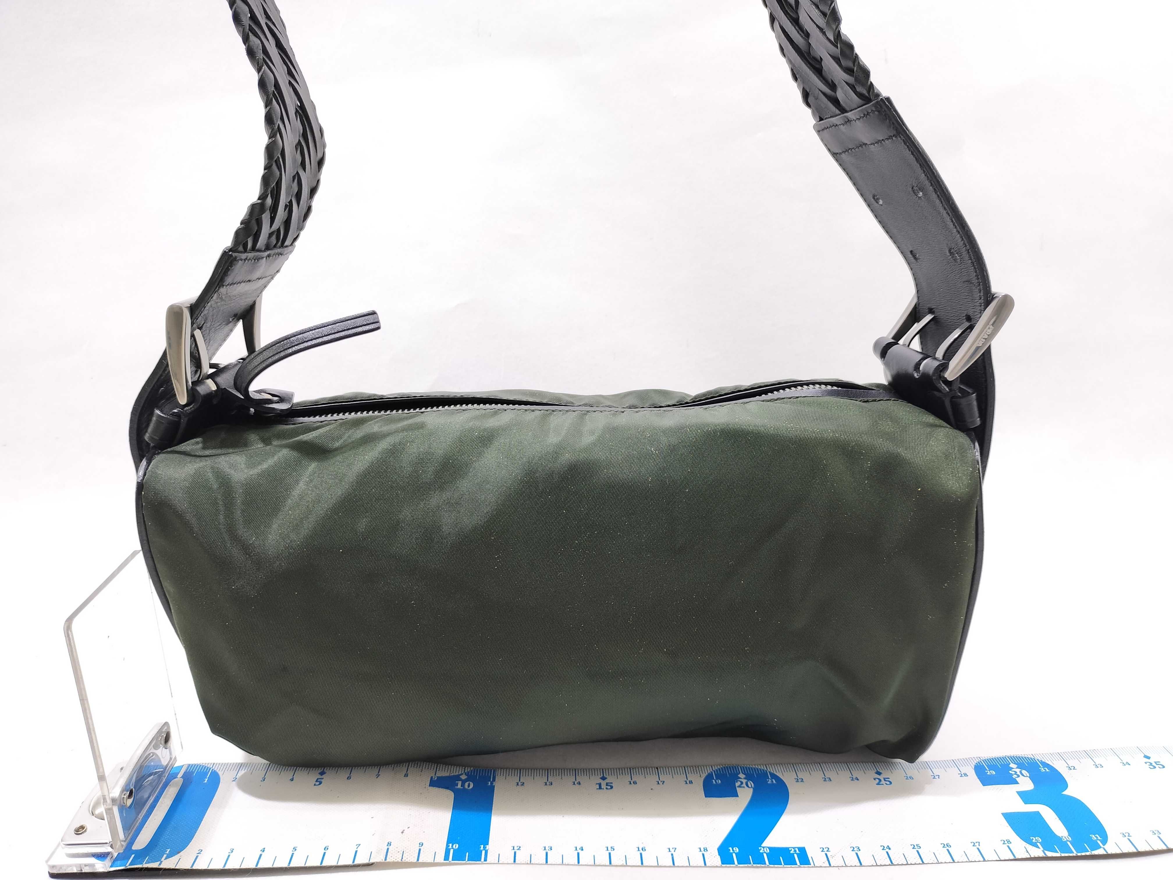 Nylon Prada Shoulder Bag Khaki Shoulder Bag — view 2