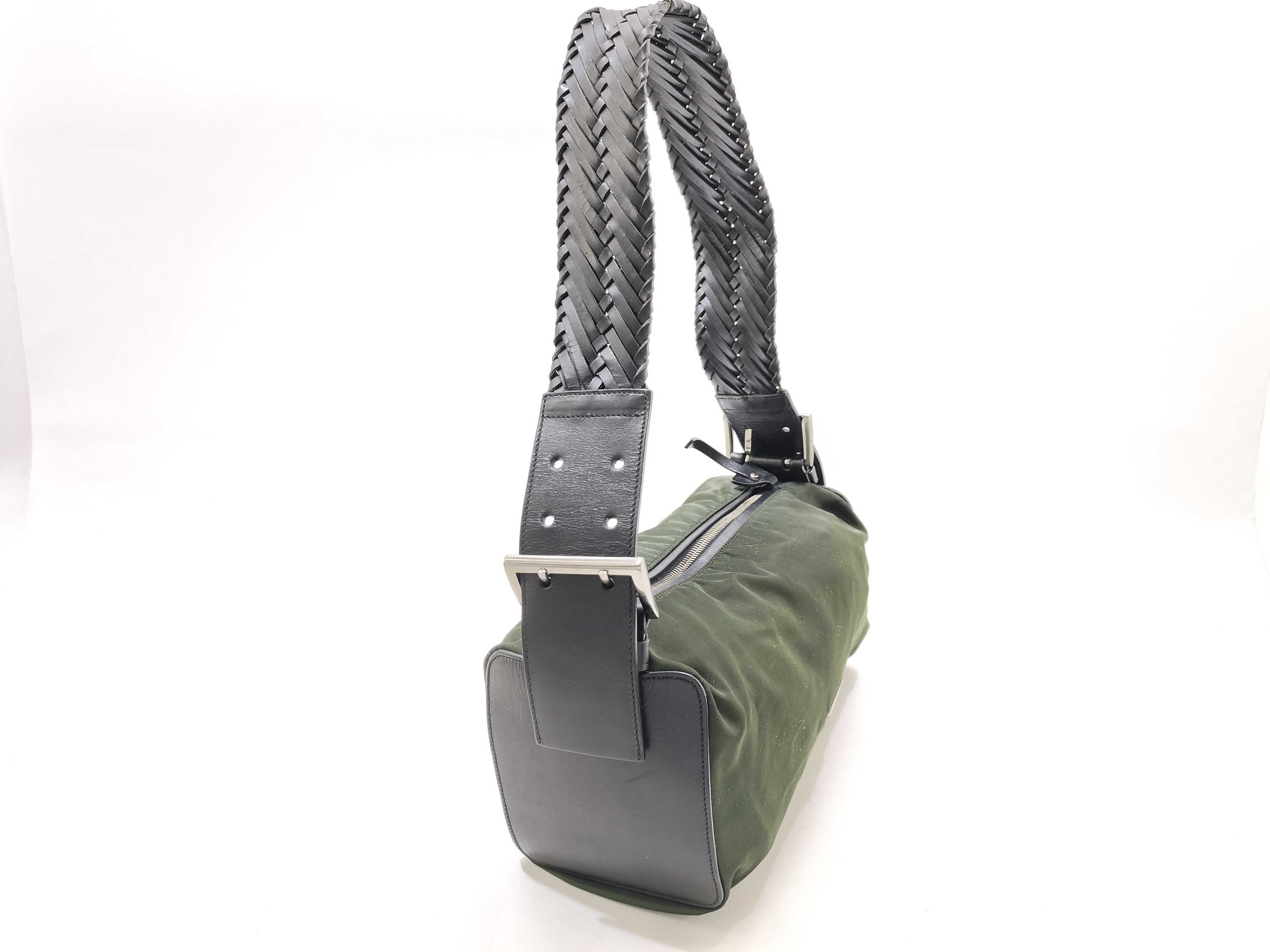 Nylon Prada Shoulder Bag Khaki Shoulder Bag — view 3