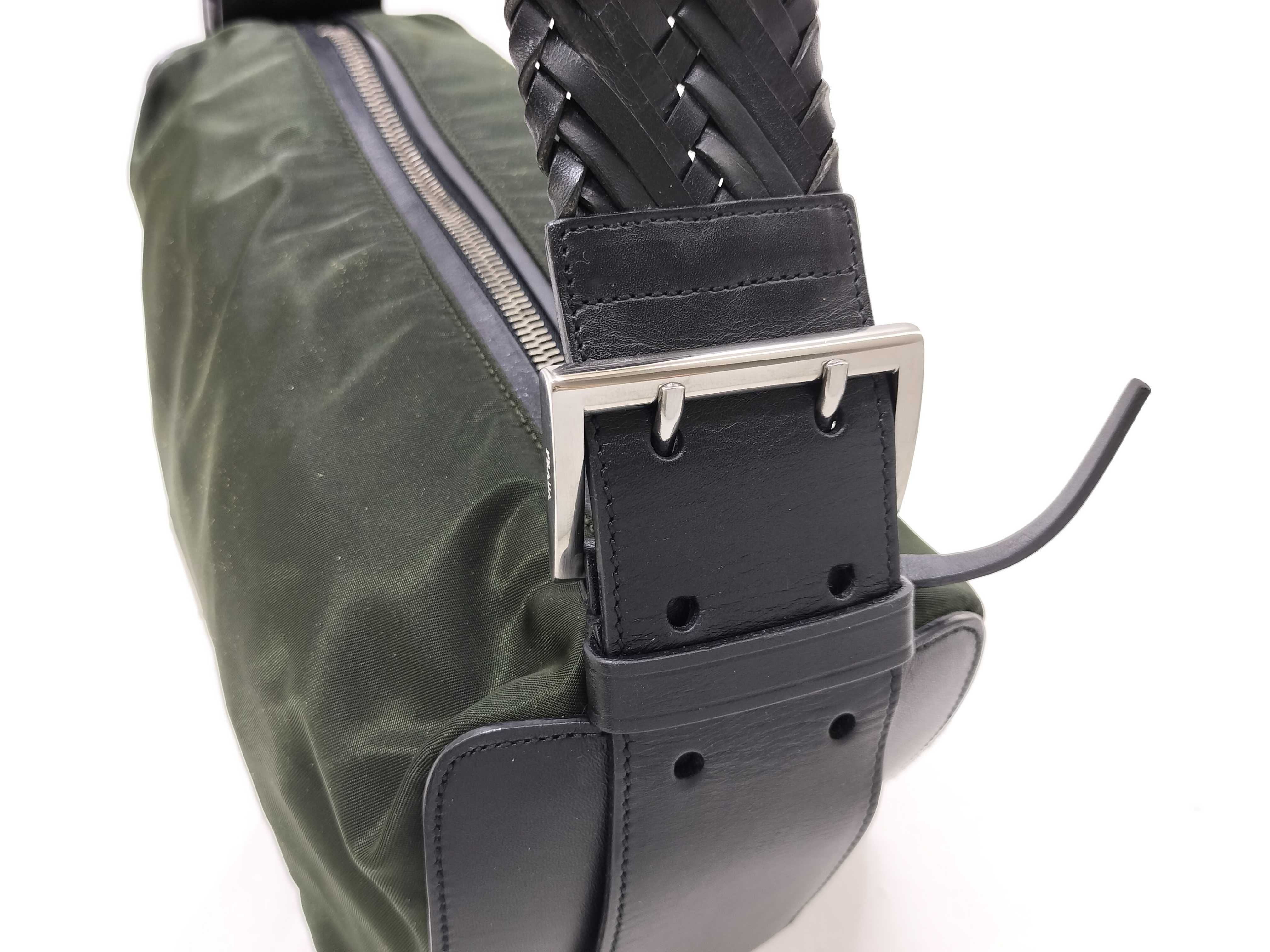 Nylon Prada Shoulder Bag Khaki Shoulder Bag — view 5