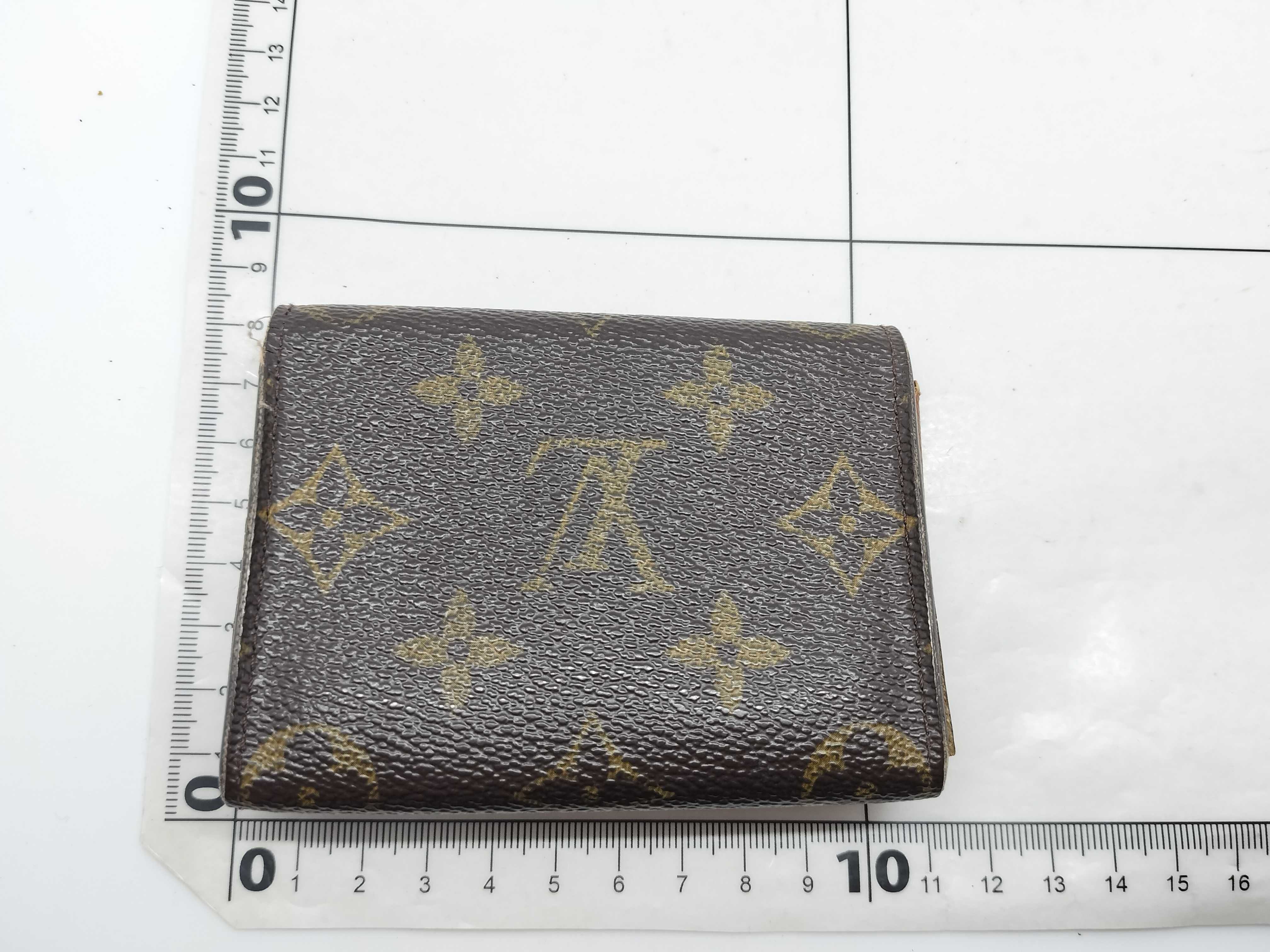 Monogram Enveloppe Carte de Visite Card Case — view 2