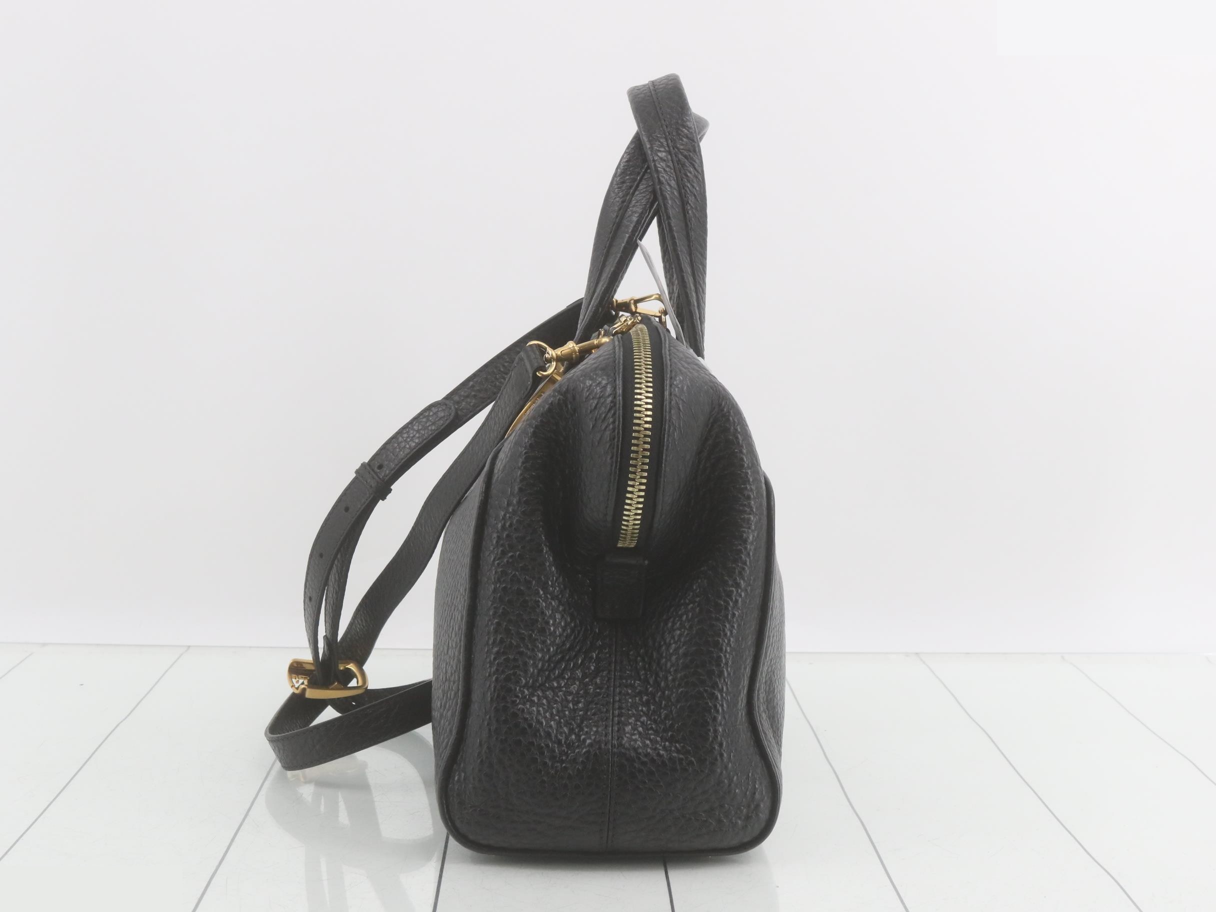 Chameleon 2WAY handbag leather black — view 3