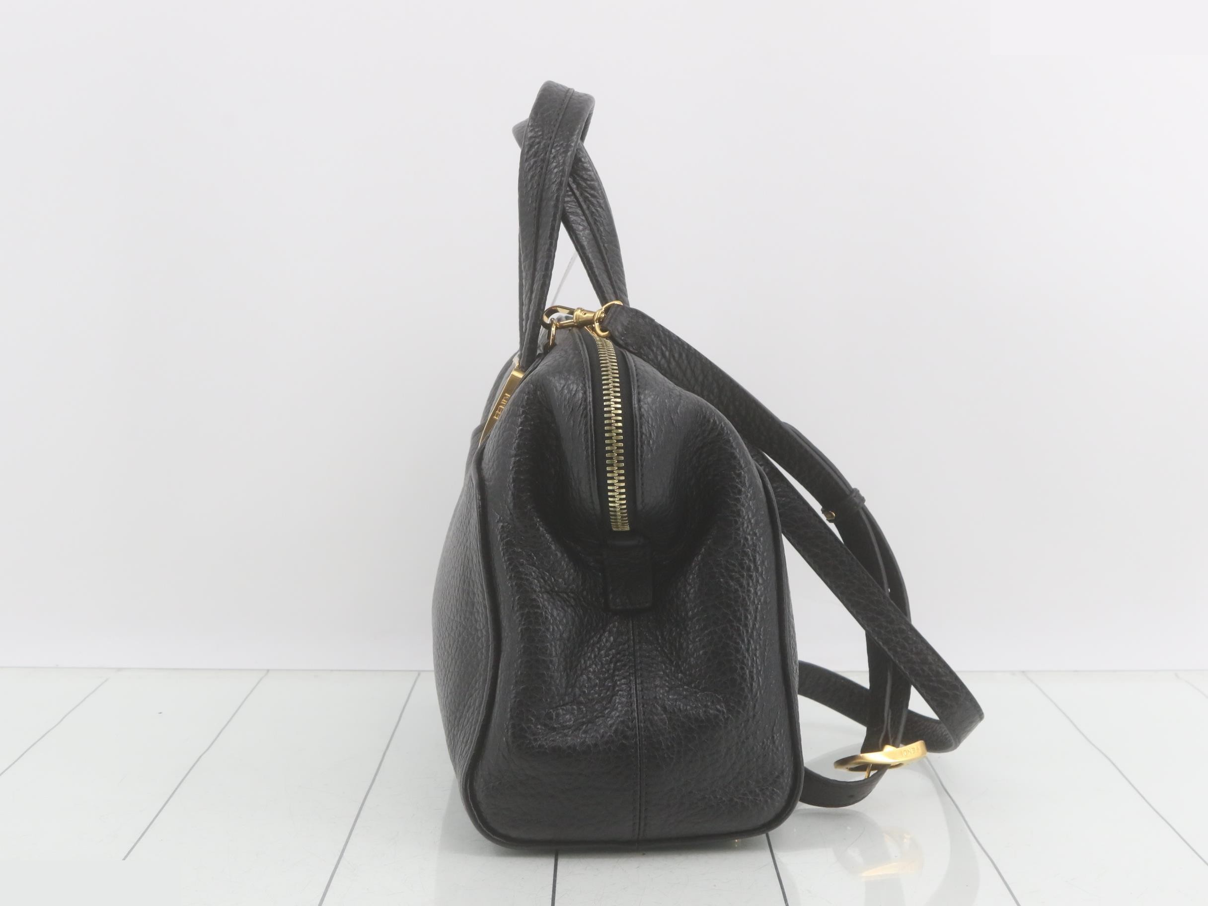 Chameleon 2WAY handbag leather black — view 4