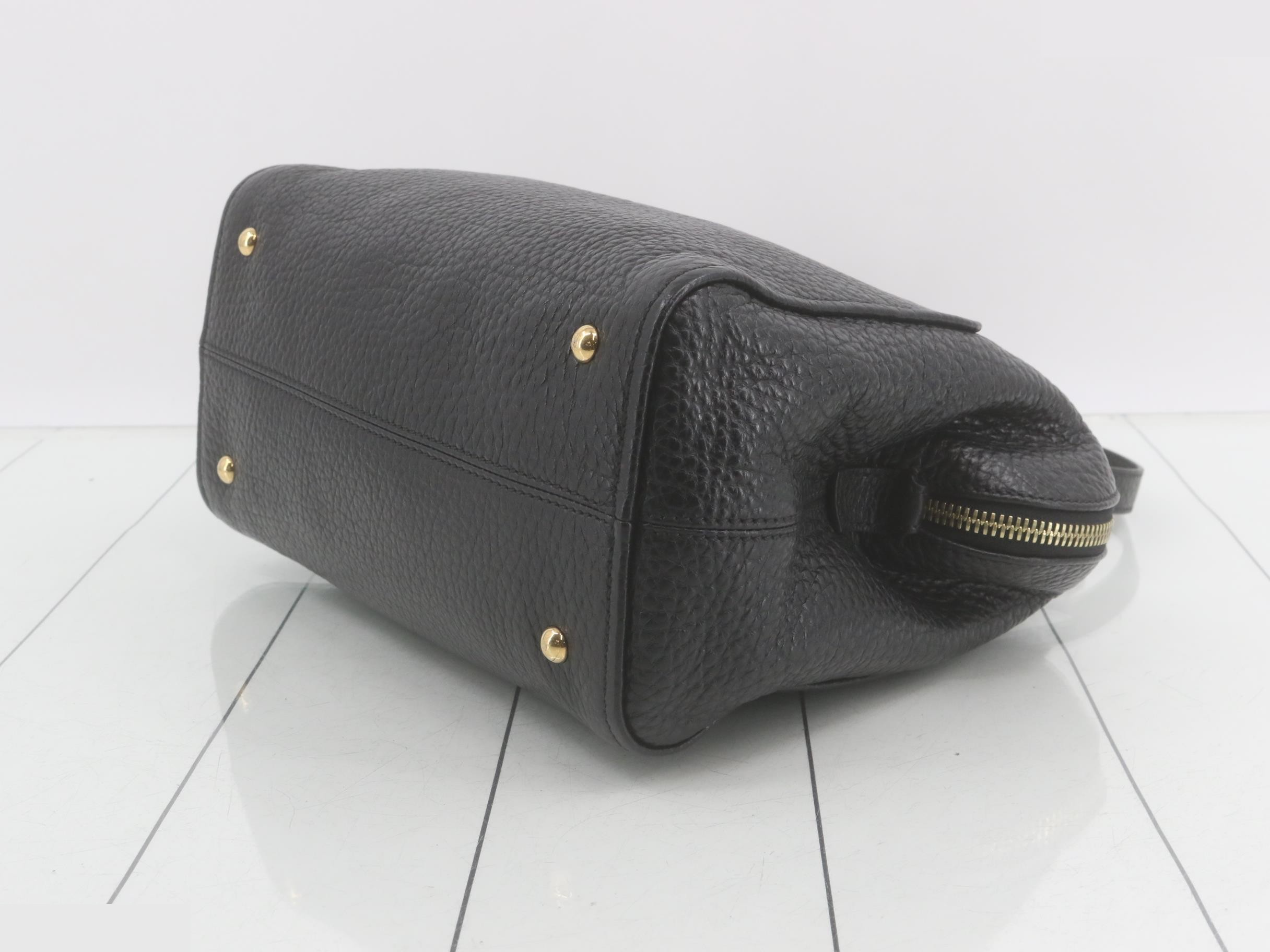 Chameleon 2WAY handbag leather black — view 6