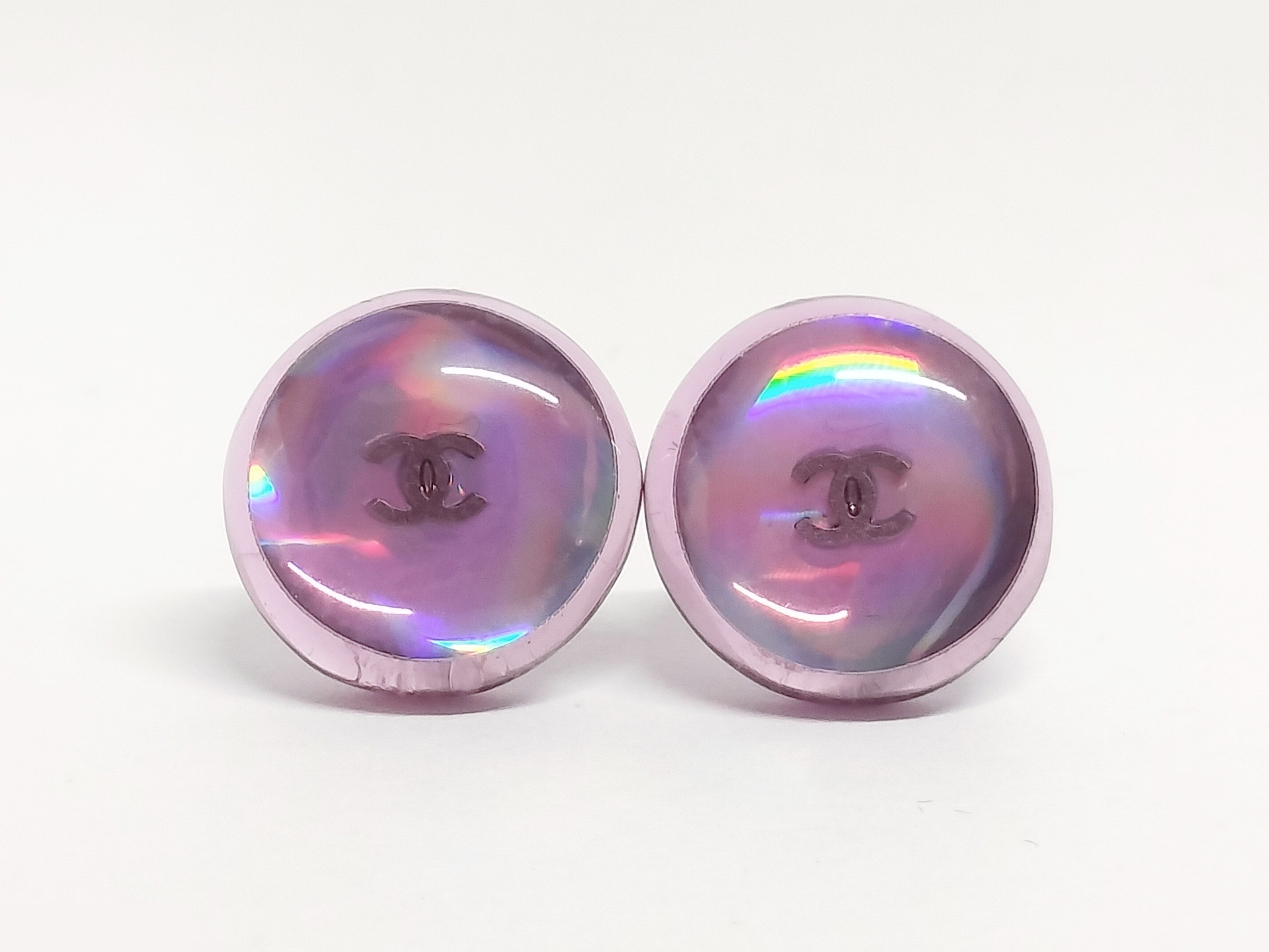 Coco Clear Purple Earrings
