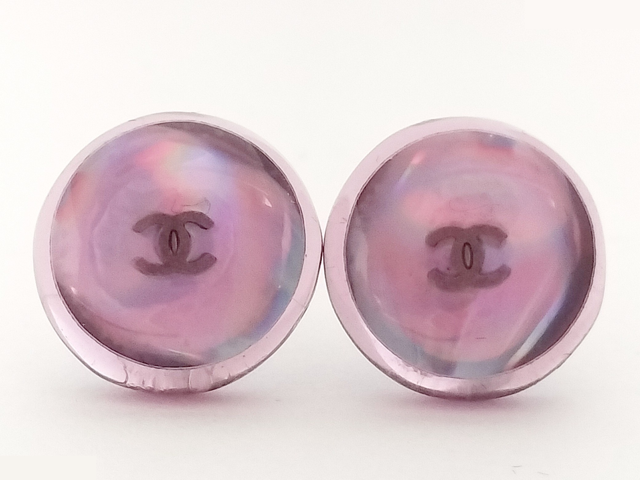 Coco Clear Purple Earrings — view 5