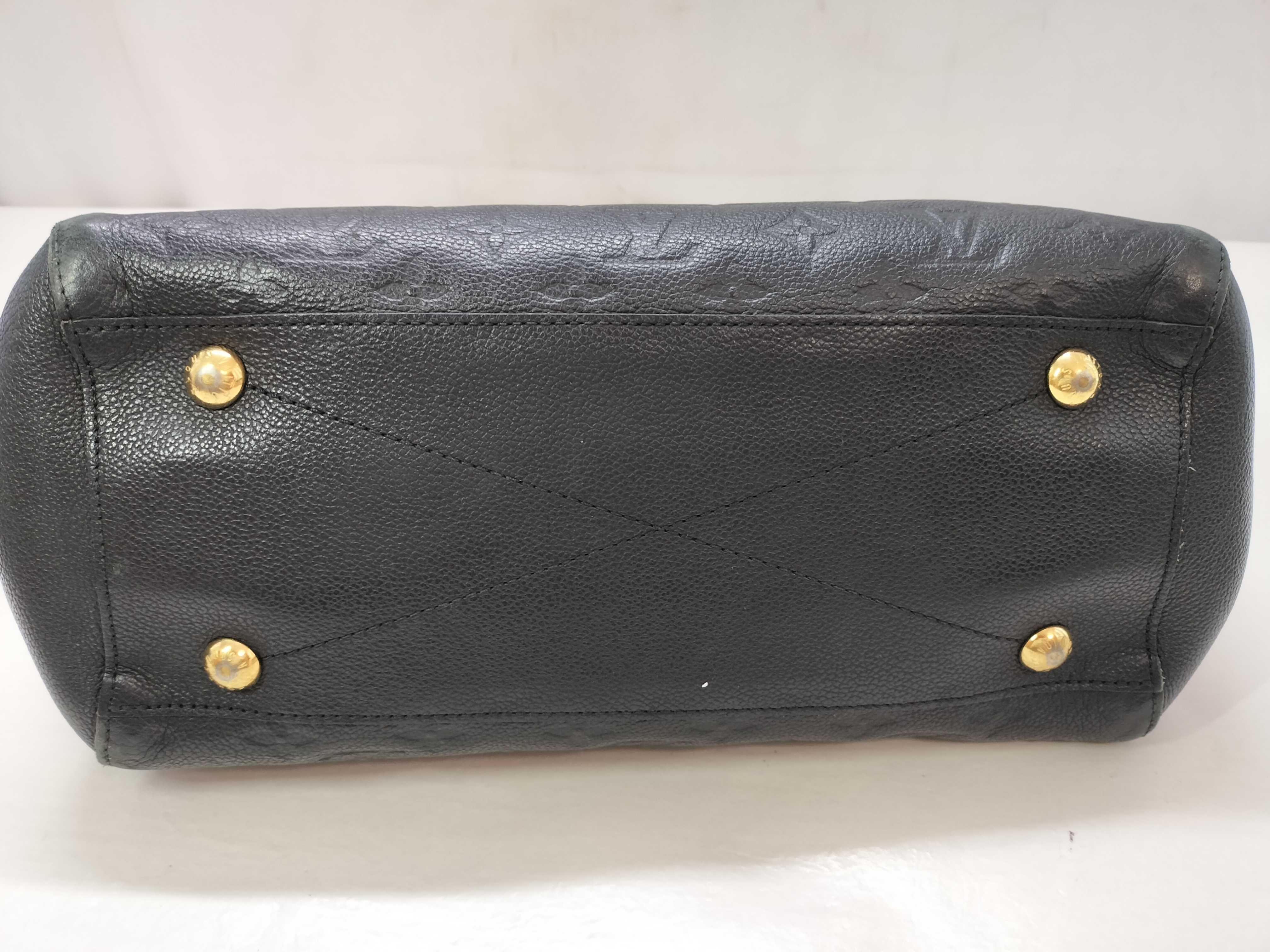 Monogram Empreinte Louis Vuitton Black Handbag — view 14