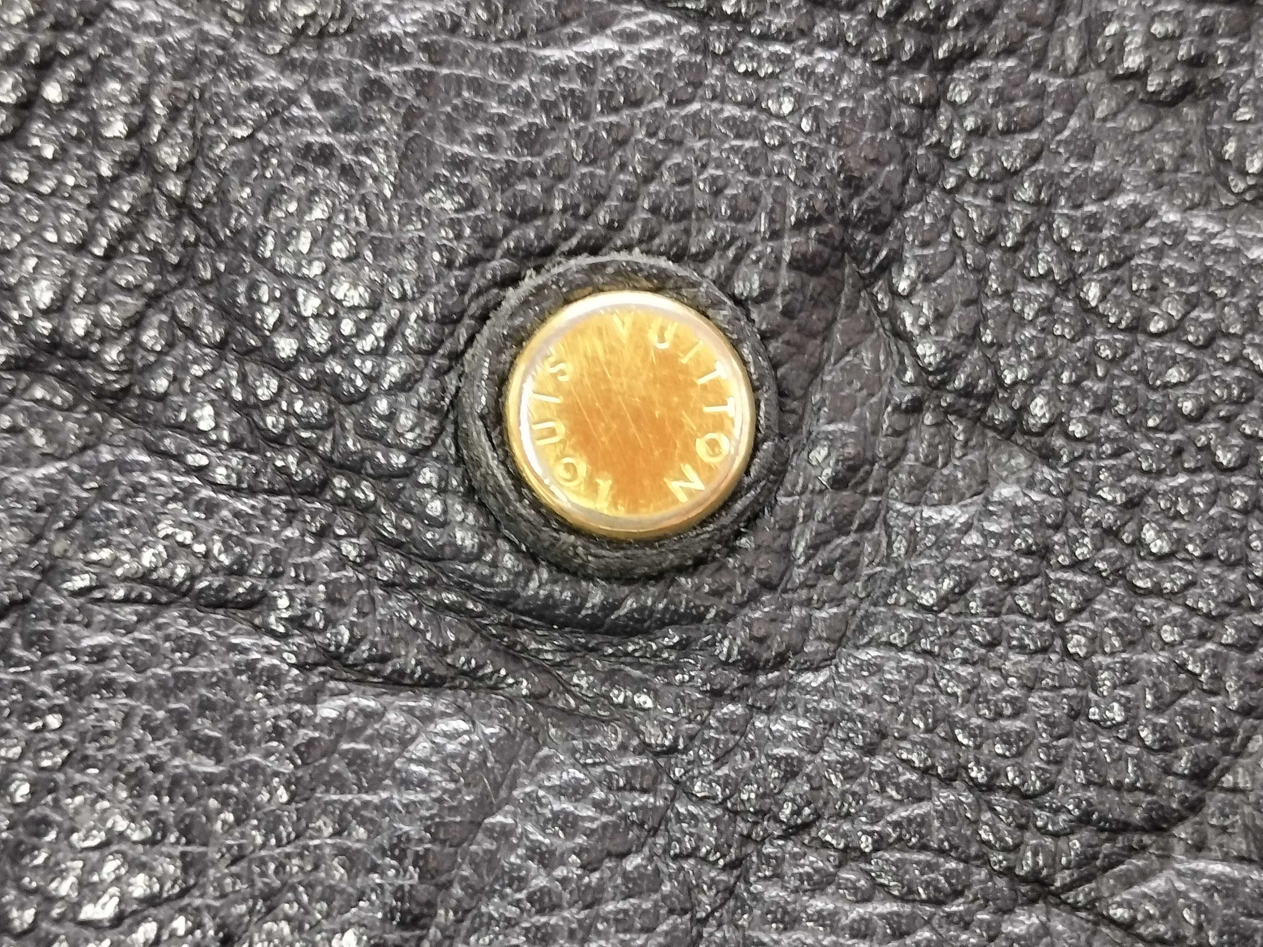 Monogram Empreinte Louis Vuitton Black Handbag — view 15