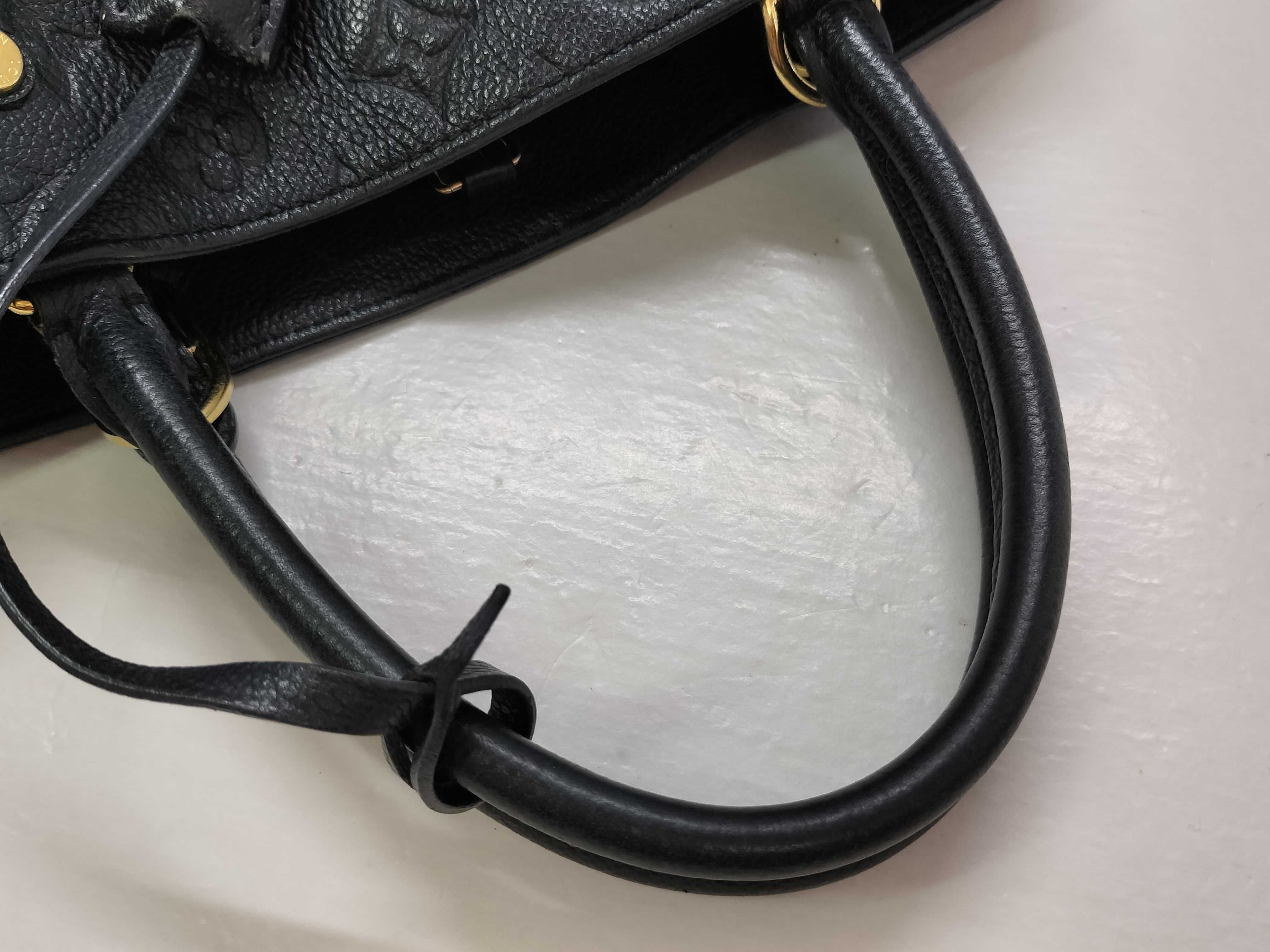 Monogram Empreinte Louis Vuitton Black Handbag — view 3