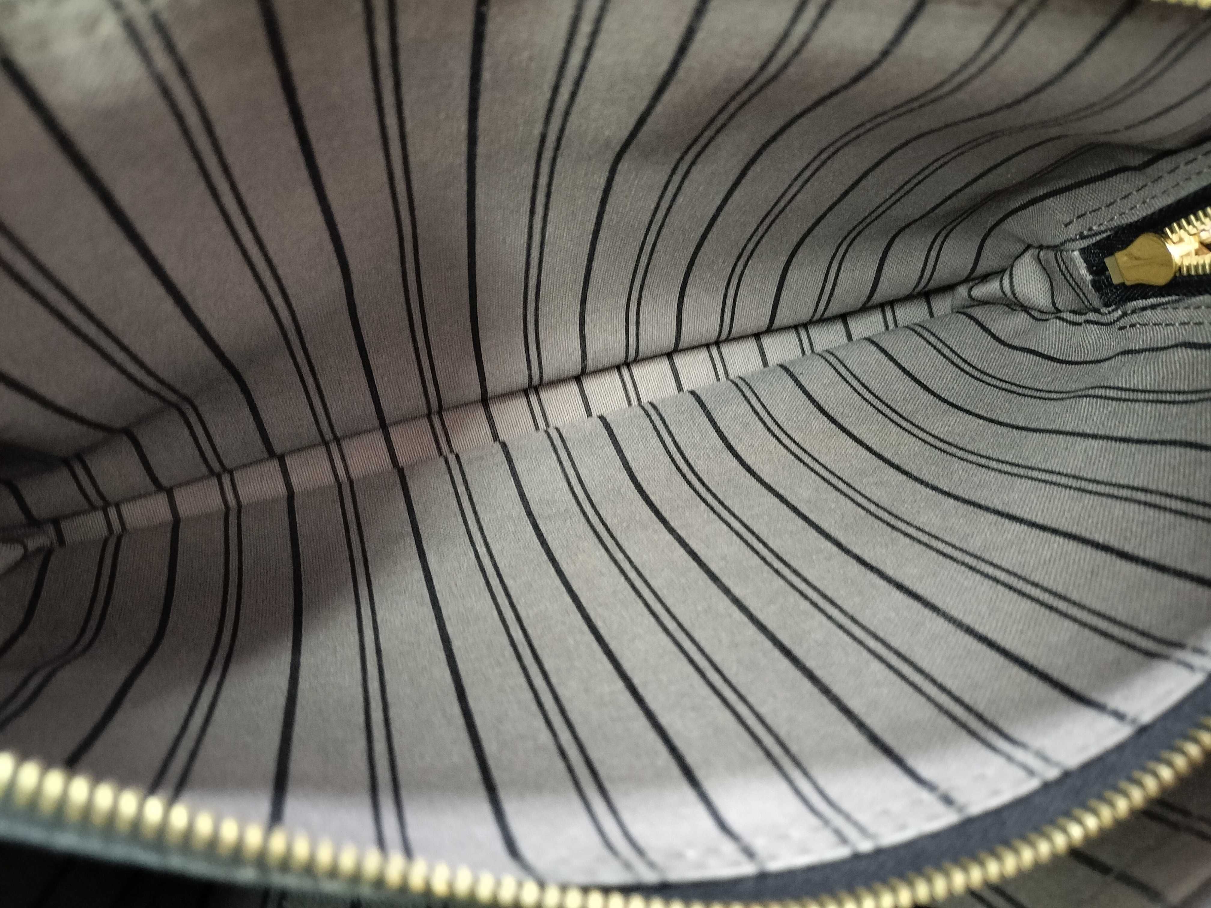 Monogram Empreinte Louis Vuitton Black Handbag — view 7