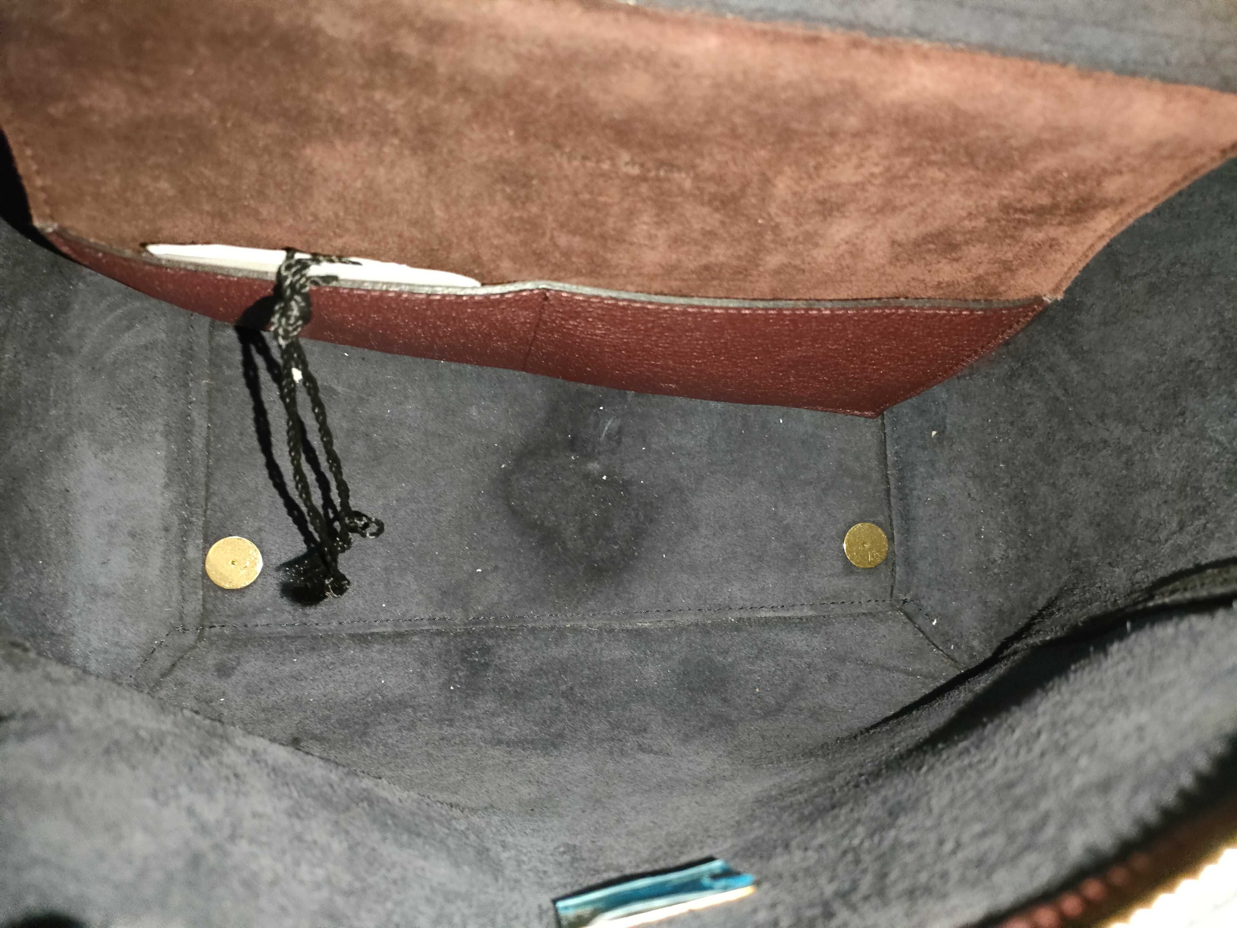 VN - Belt Bag Cowskin 2-Way Handbag Red — view 11