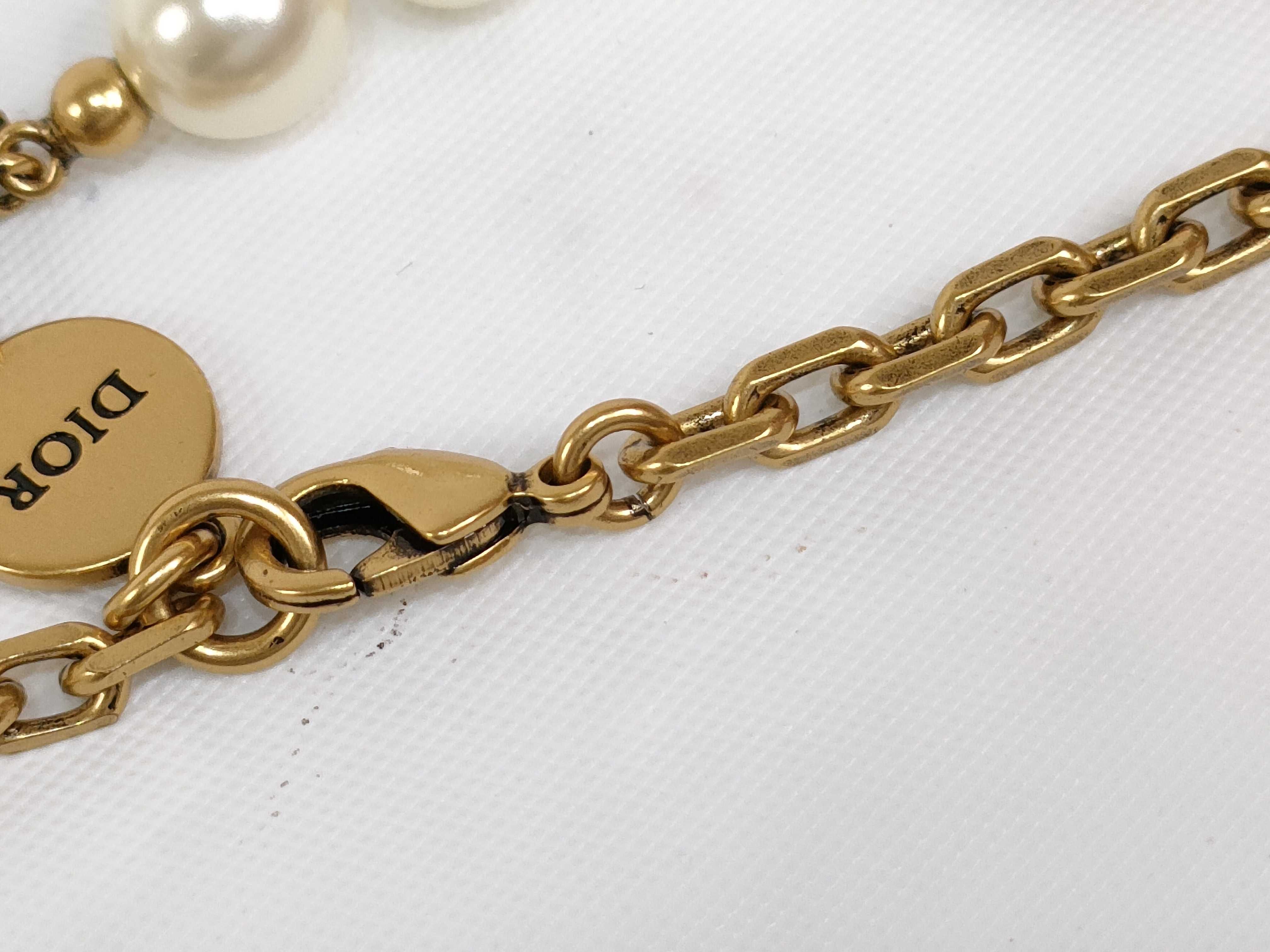 Pearl Rhinestone Necklace — view 5