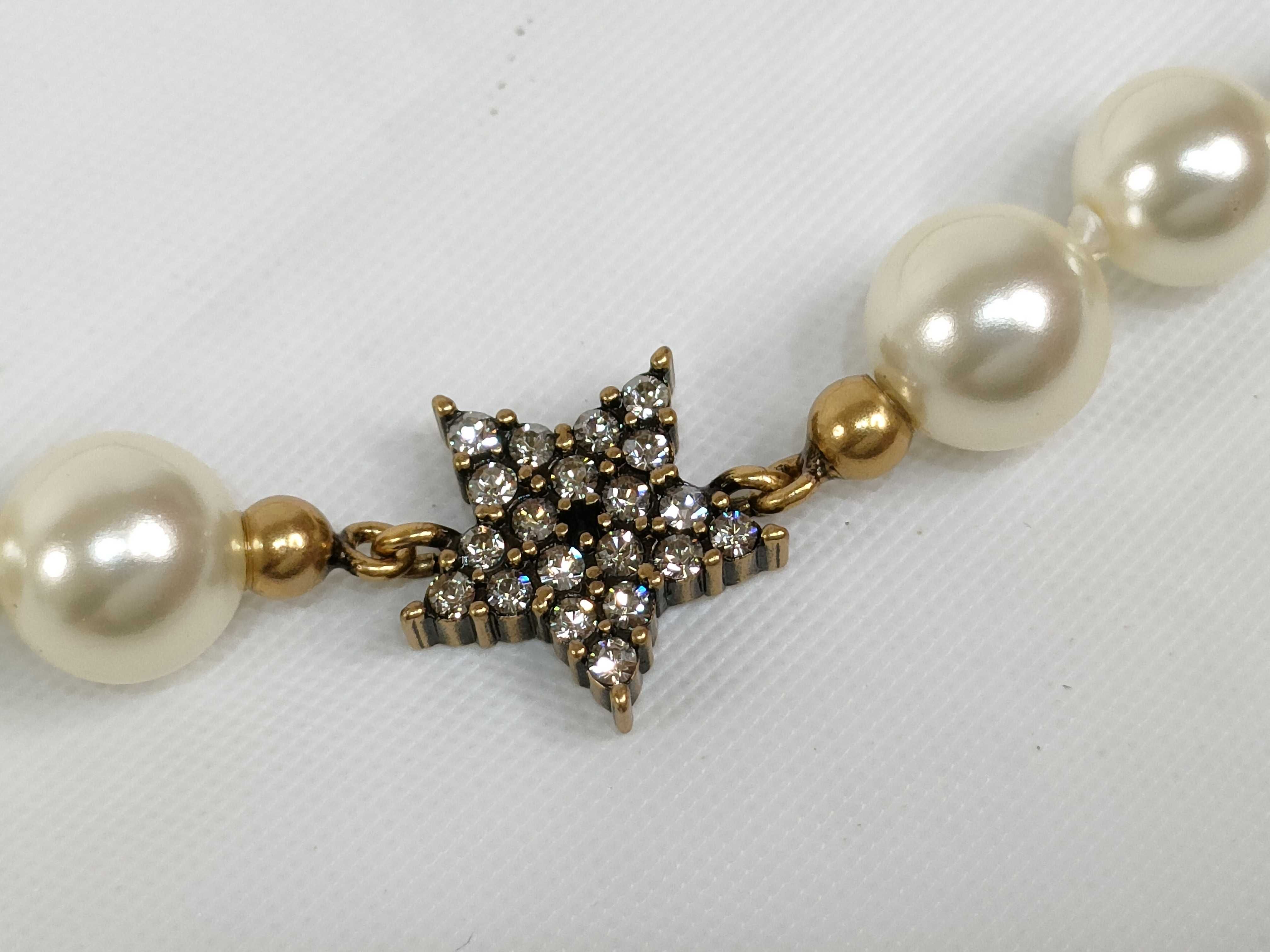 Pearl Rhinestone Necklace — view 6