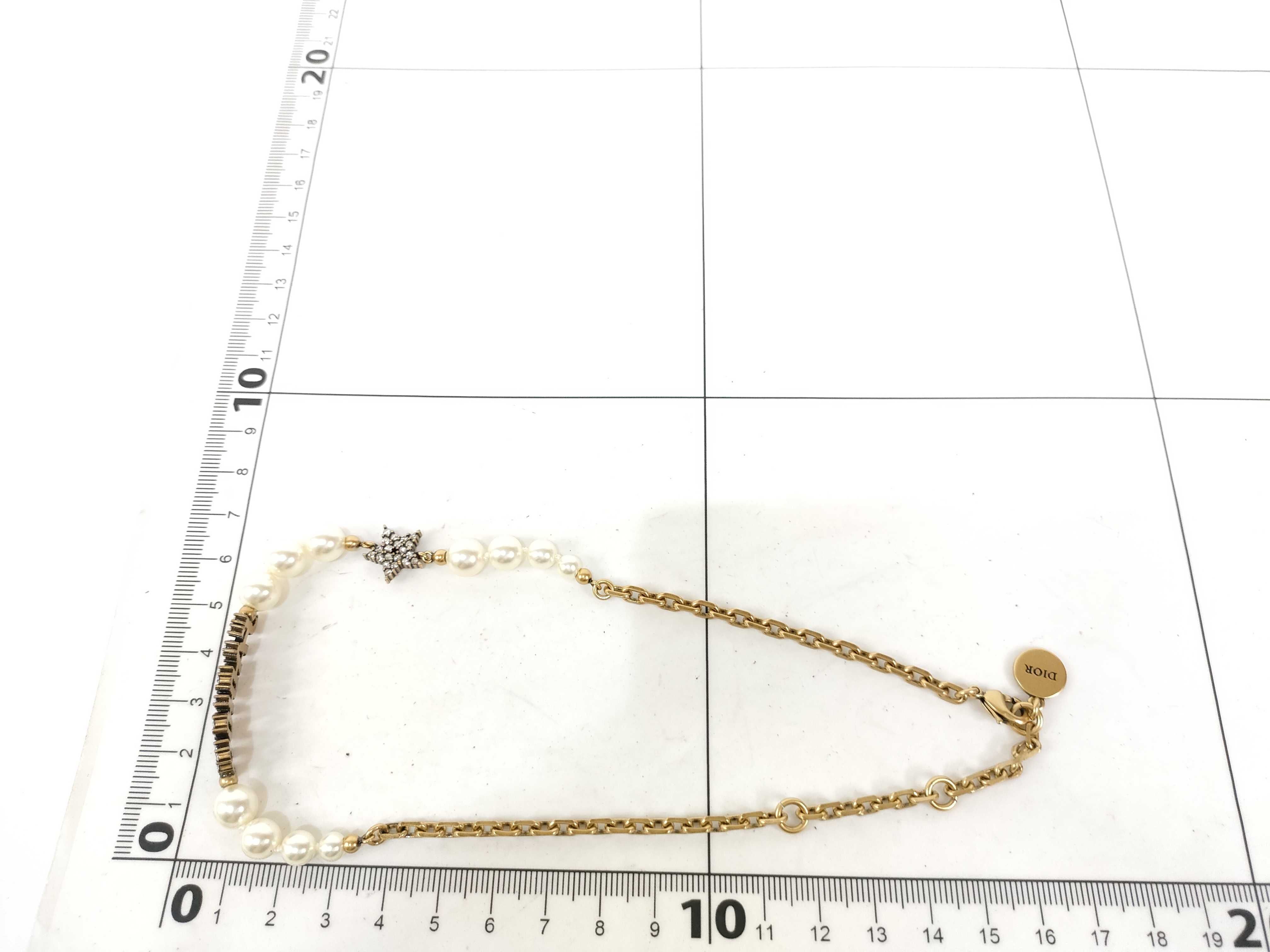 Pearl Rhinestone Necklace — view 9