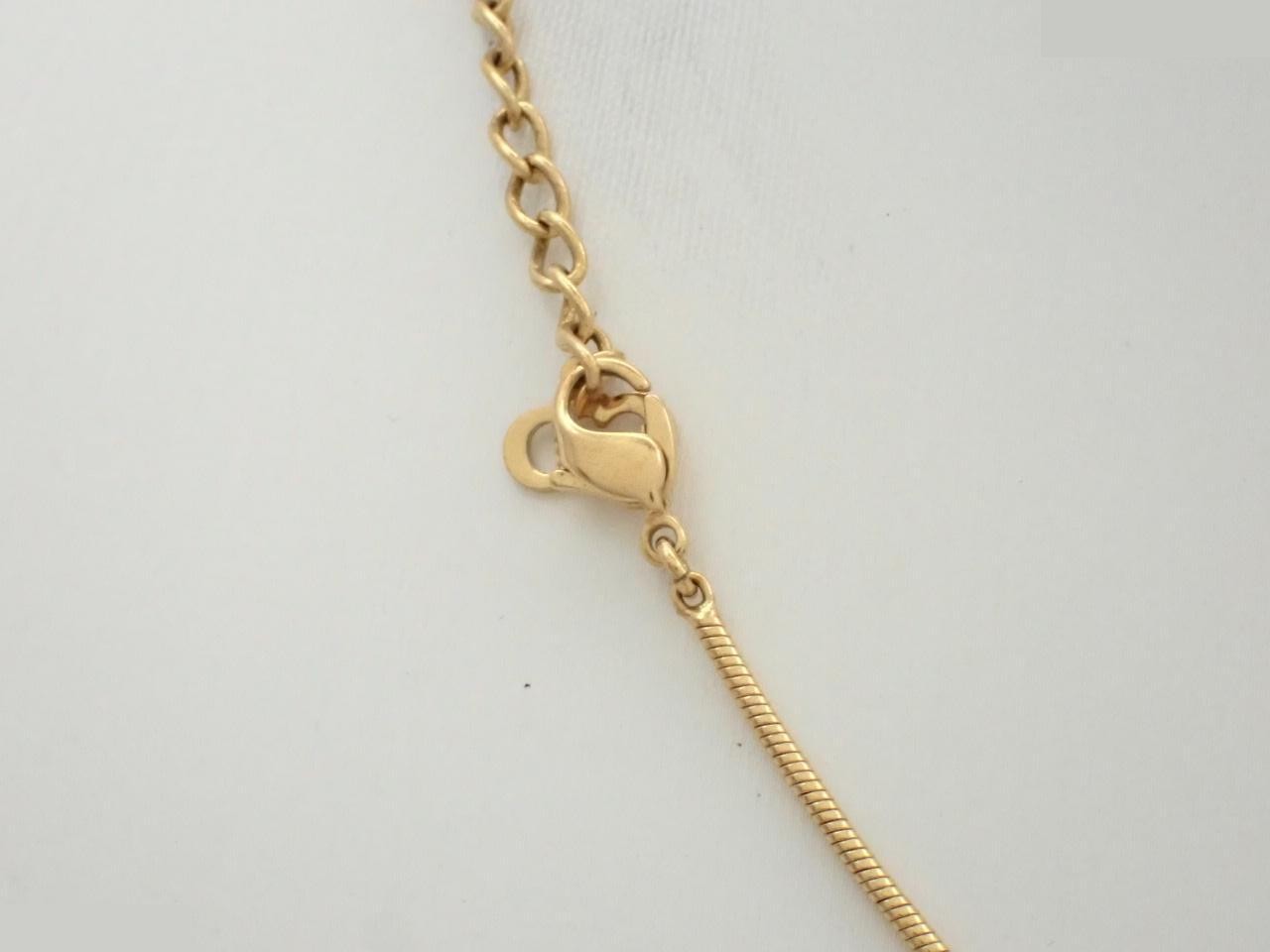 precious metal necklace/pendant, gold, neck circumference approximately 43 cm — view 2