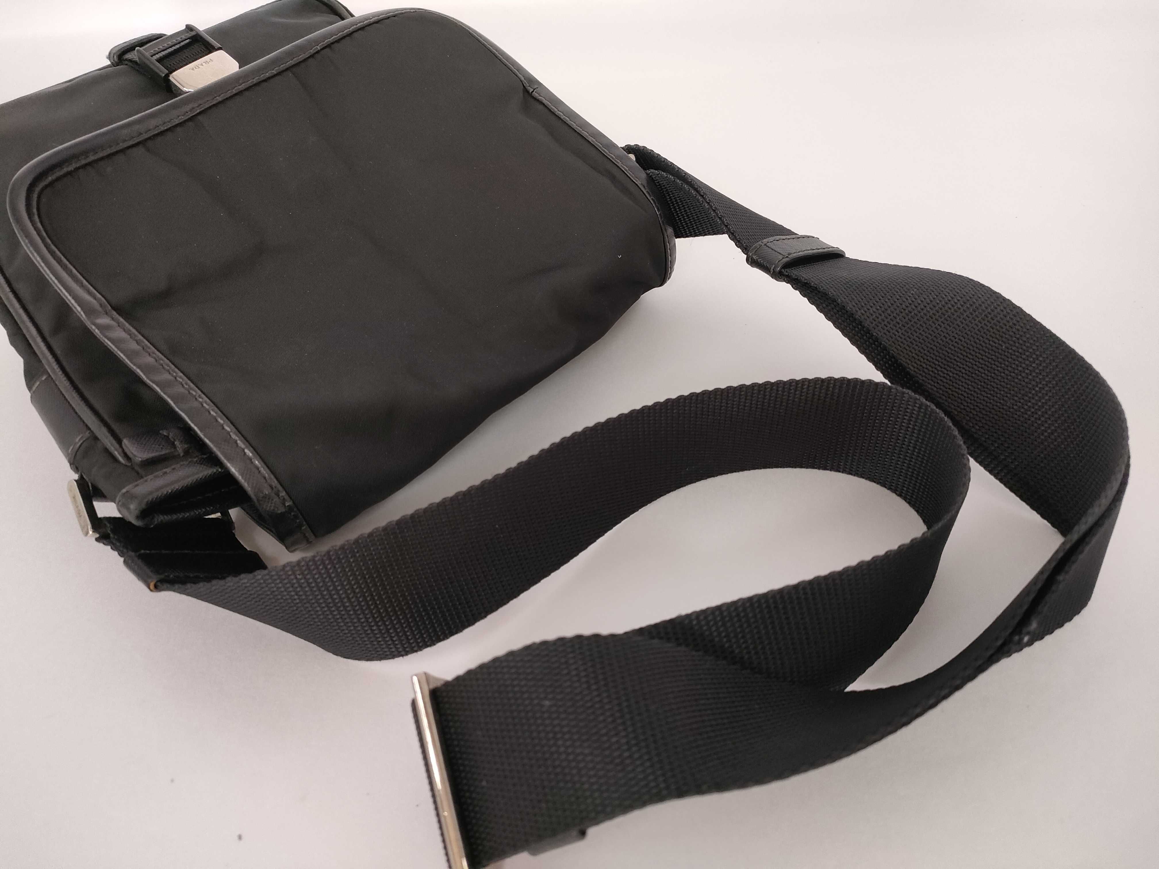 Nylon Messenger Shoulder Bag — view 3