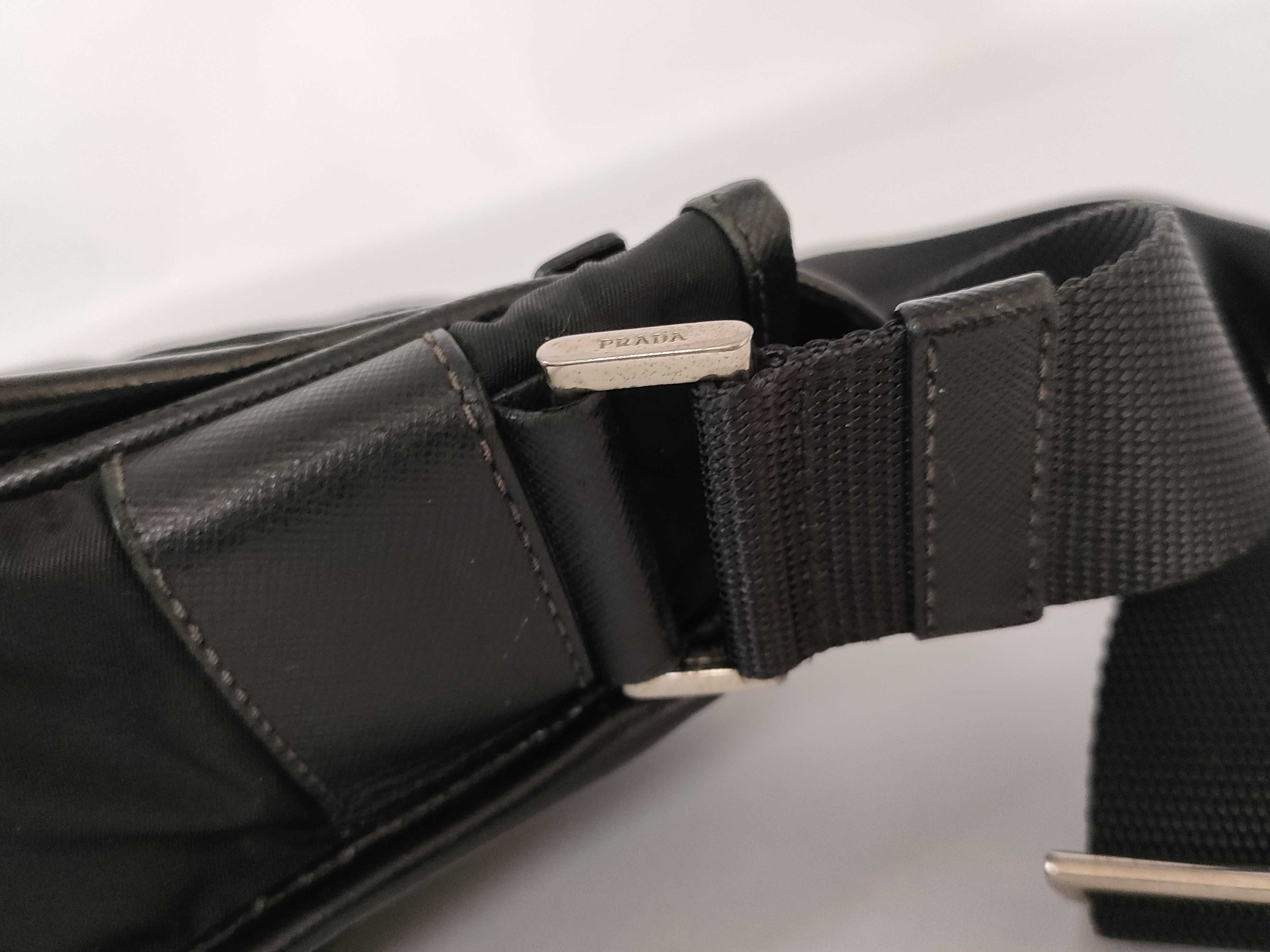 Nylon Messenger Shoulder Bag — view 5
