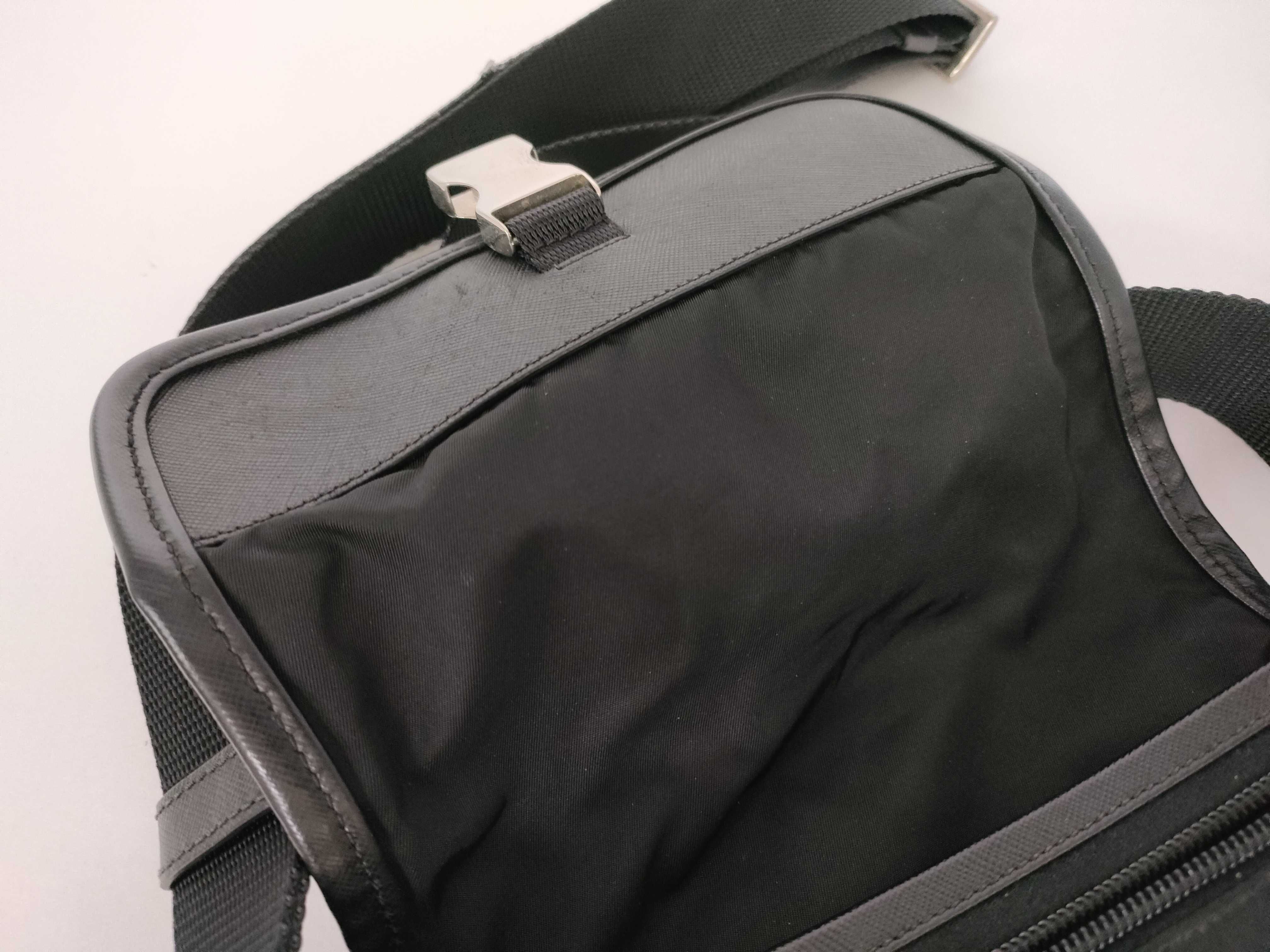 Nylon Messenger Shoulder Bag — view 8