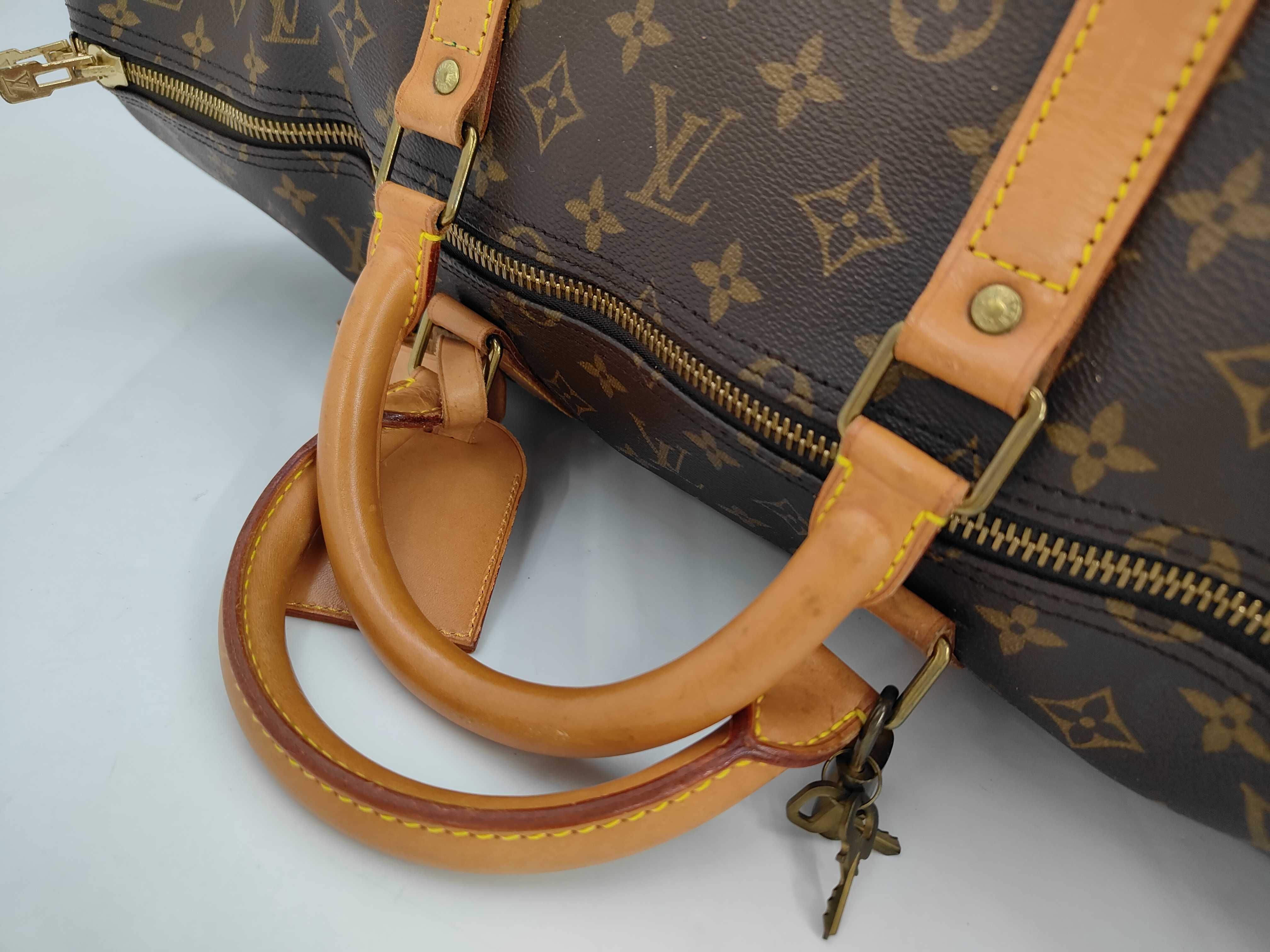 Monogram Vuitton Keepall Boston Bag — view 5