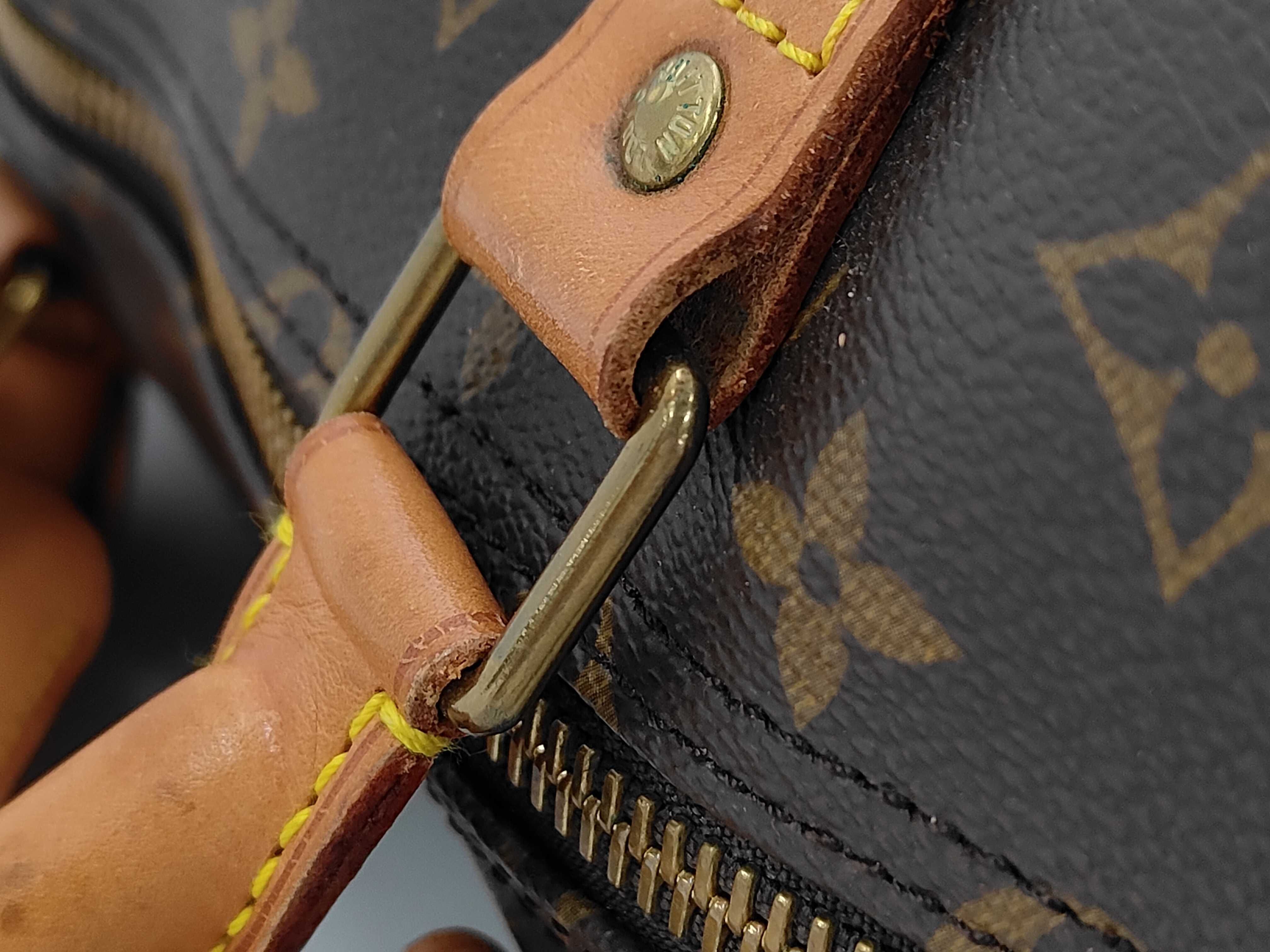 Monogram Vuitton Keepall Boston Bag — view 6