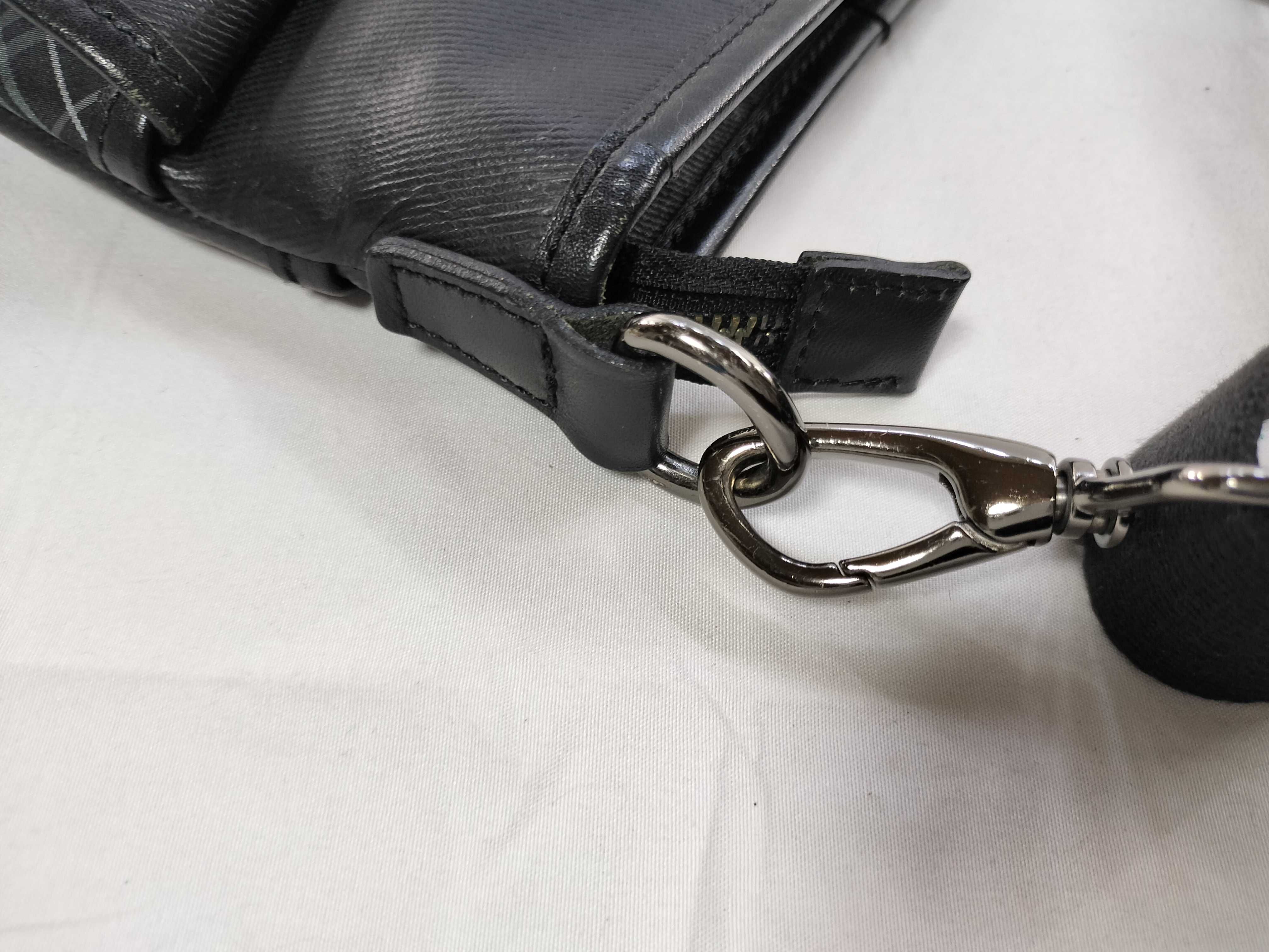 BLACK LABEL Shoulder Bag, Nylon Leather, Nova Check Pattern — view 5