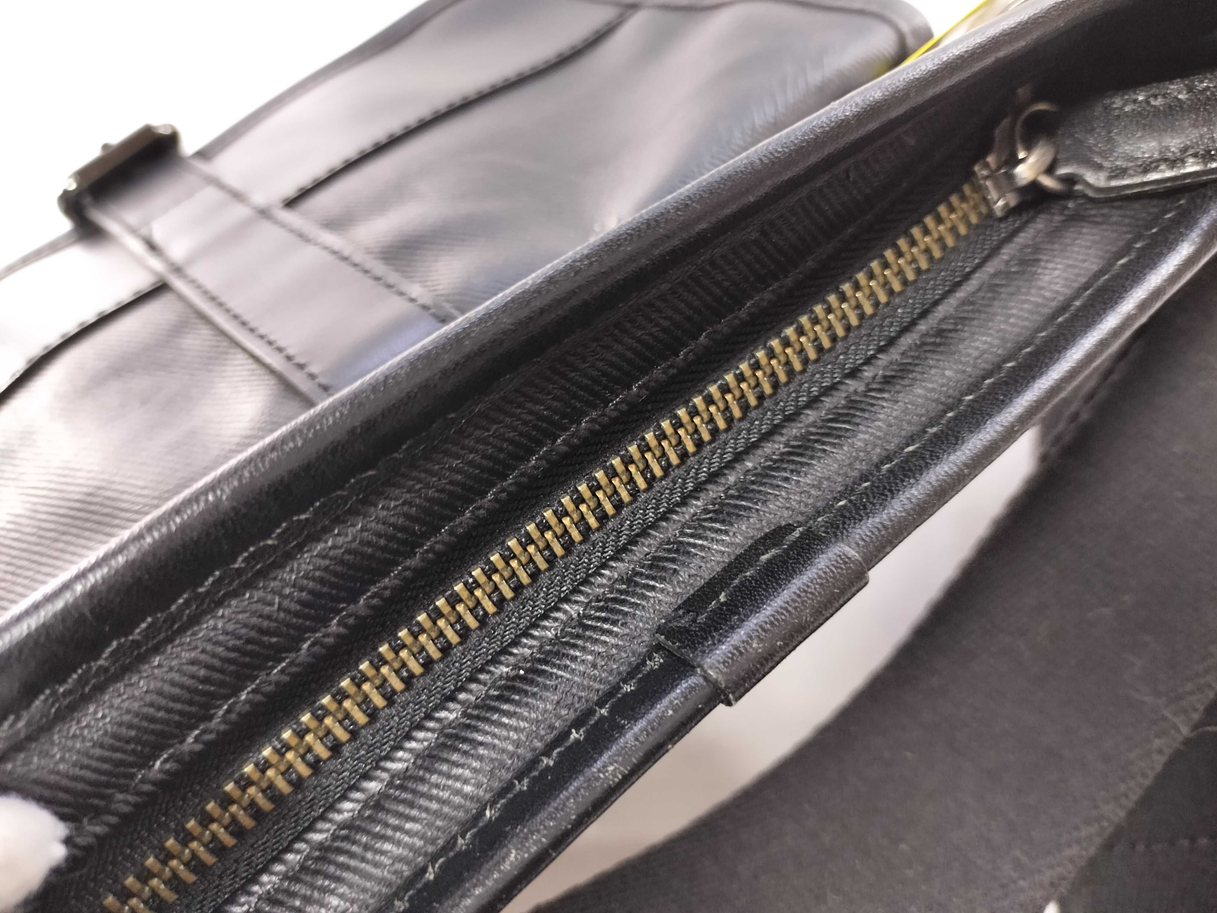 BLACK LABEL Shoulder Bag, Nylon Leather, Nova Check Pattern — view 6