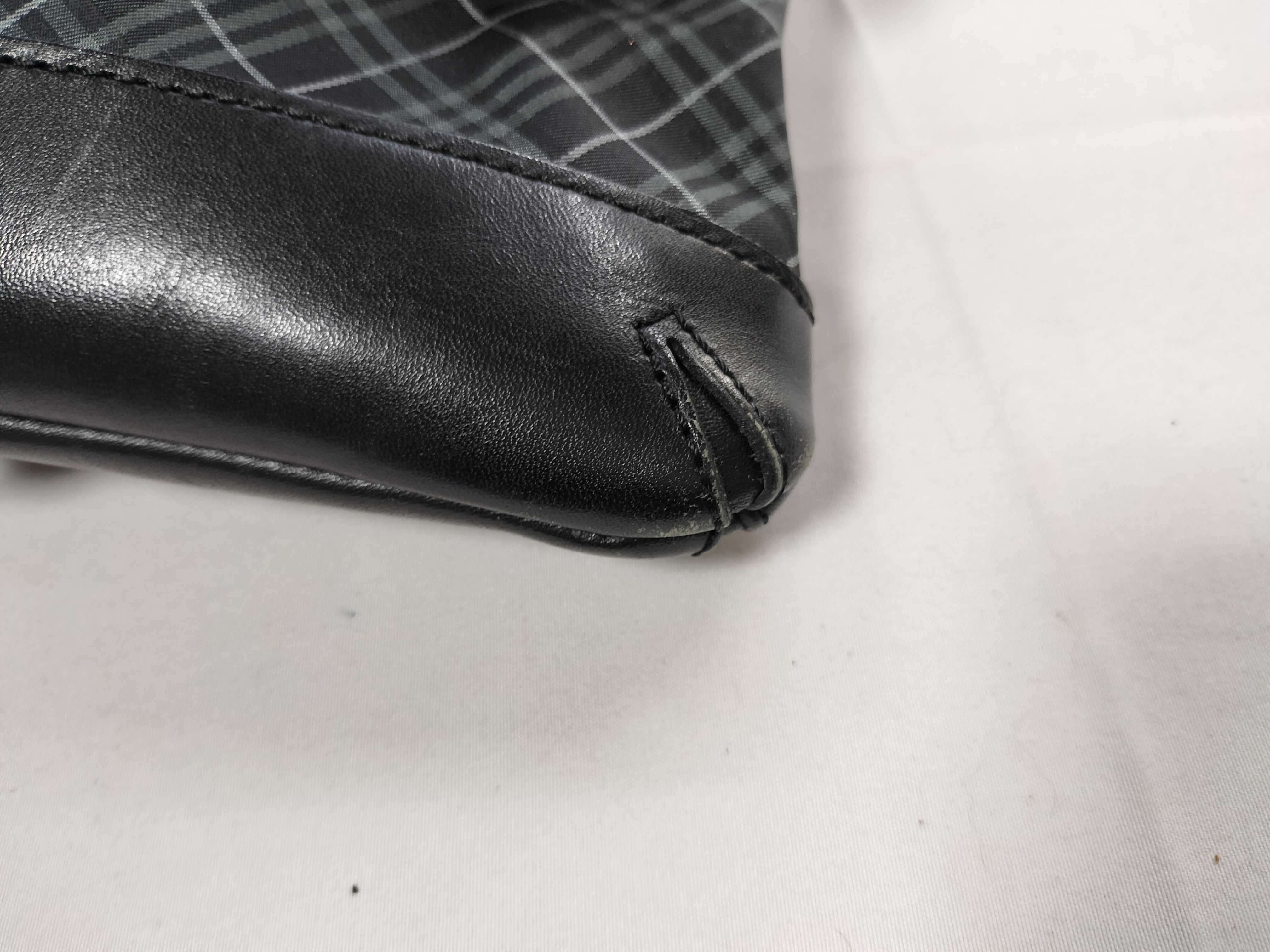 BLACK LABEL Shoulder Bag, Nylon Leather, Nova Check Pattern — view 7