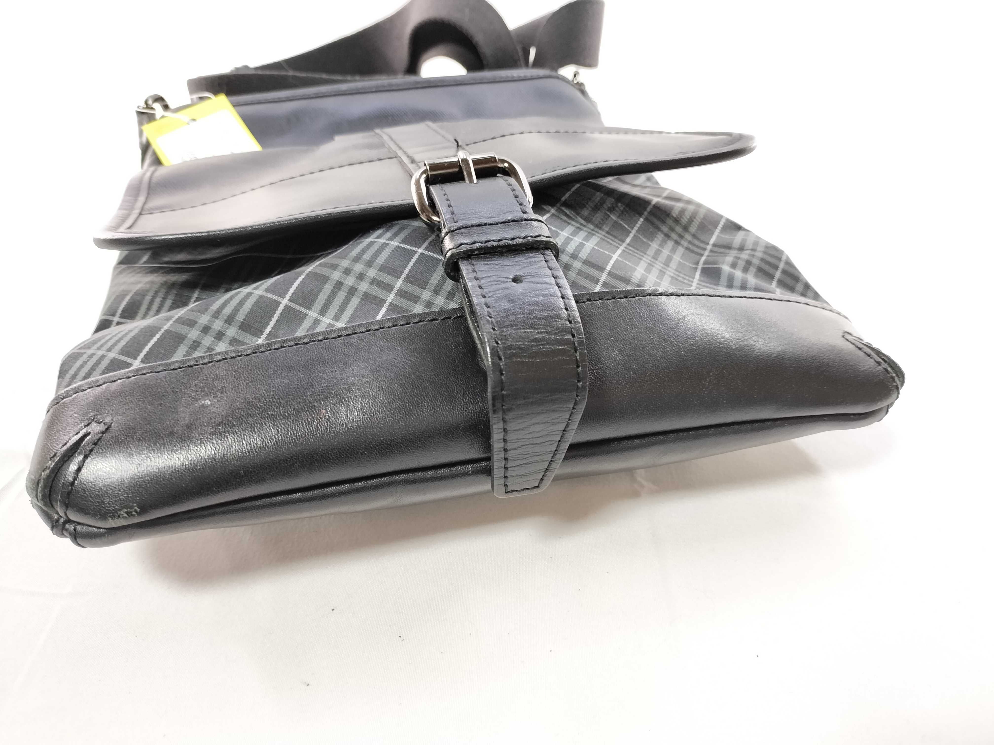 BLACK LABEL Shoulder Bag, Nylon Leather, Nova Check Pattern — view 8