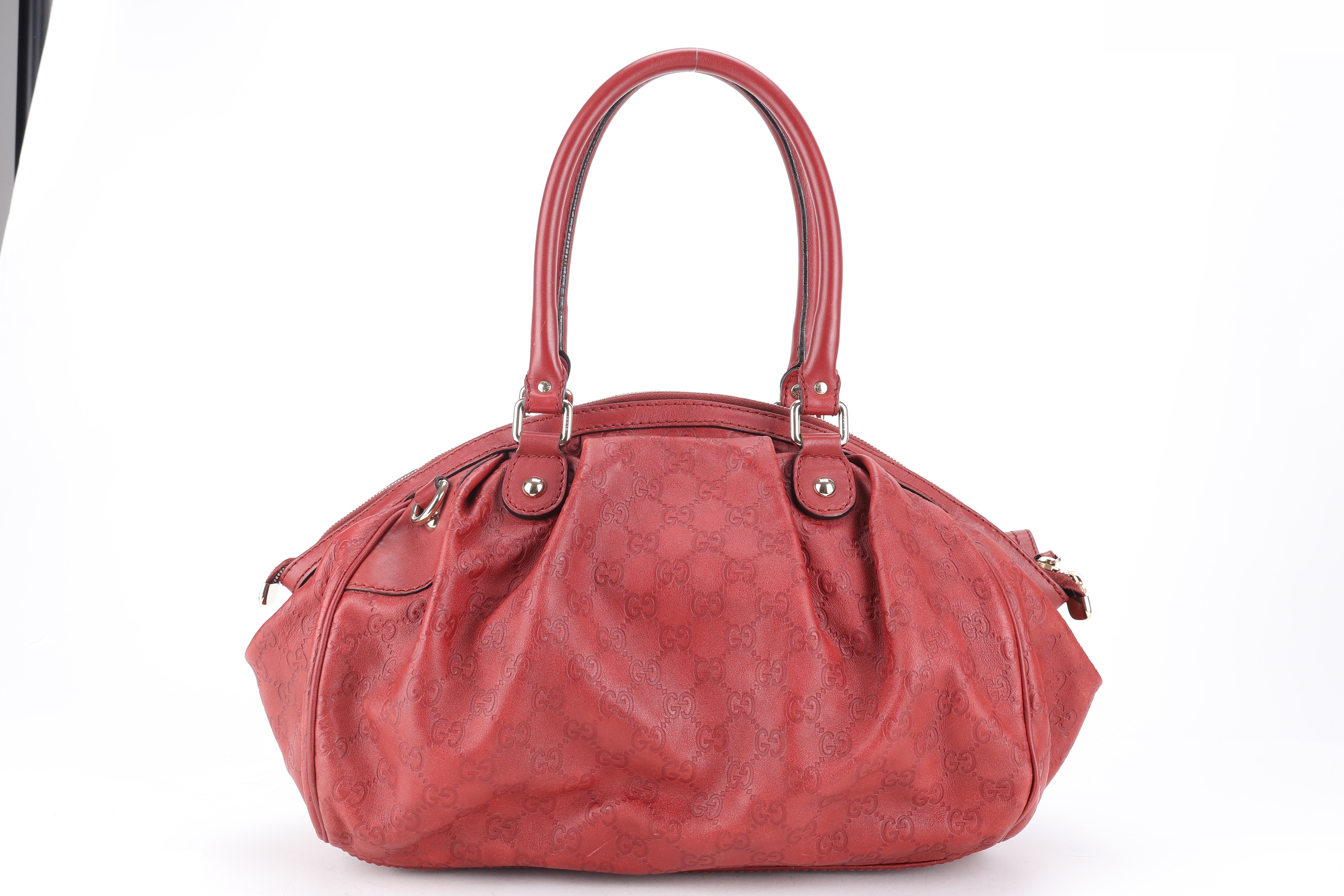 DIAMANTE SUKEY RED TOTE GUCCISSIMA GHW — view 2
