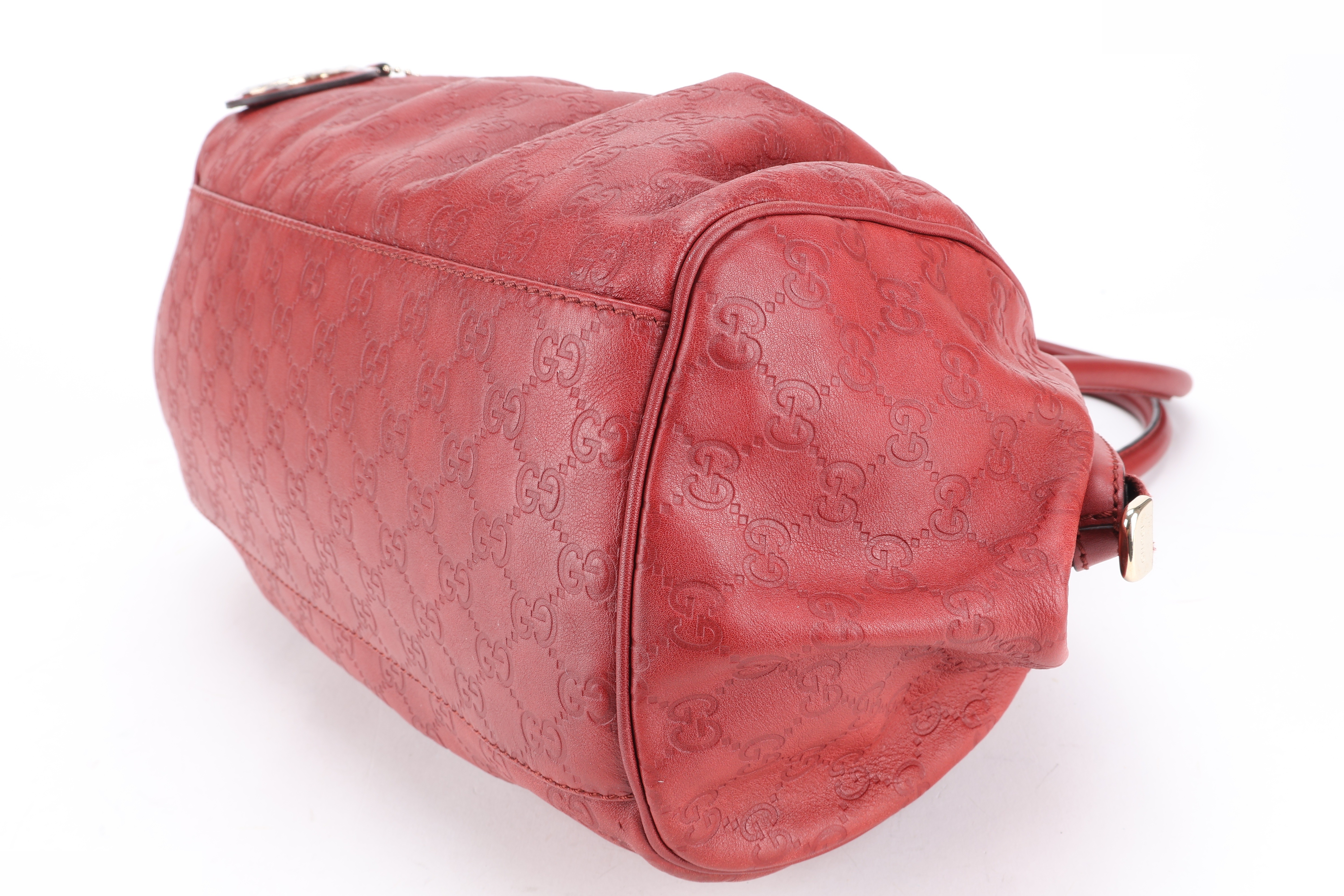 DIAMANTE SUKEY RED TOTE GUCCISSIMA GHW — view 3