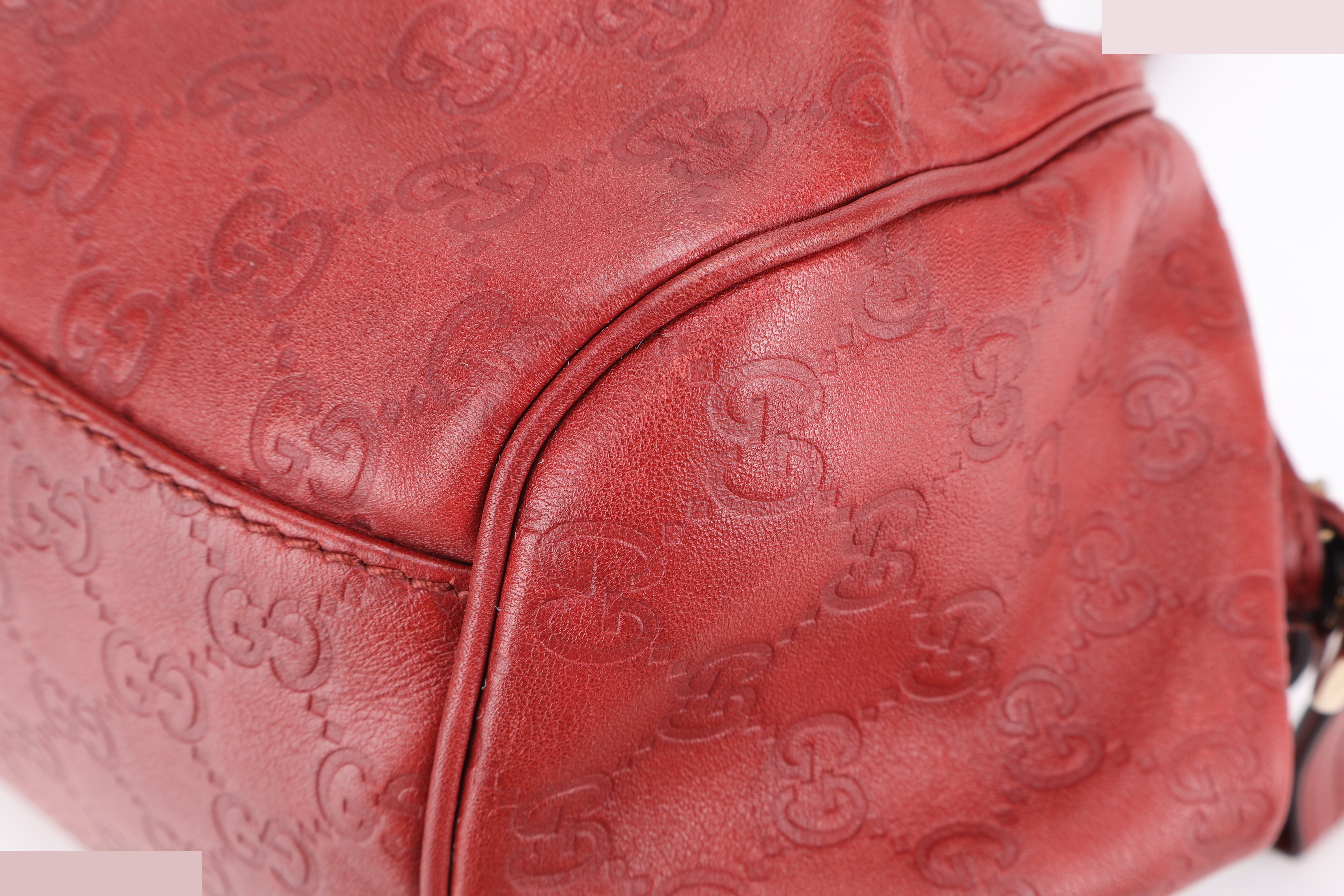 DIAMANTE SUKEY RED TOTE GUCCISSIMA GHW — view 5
