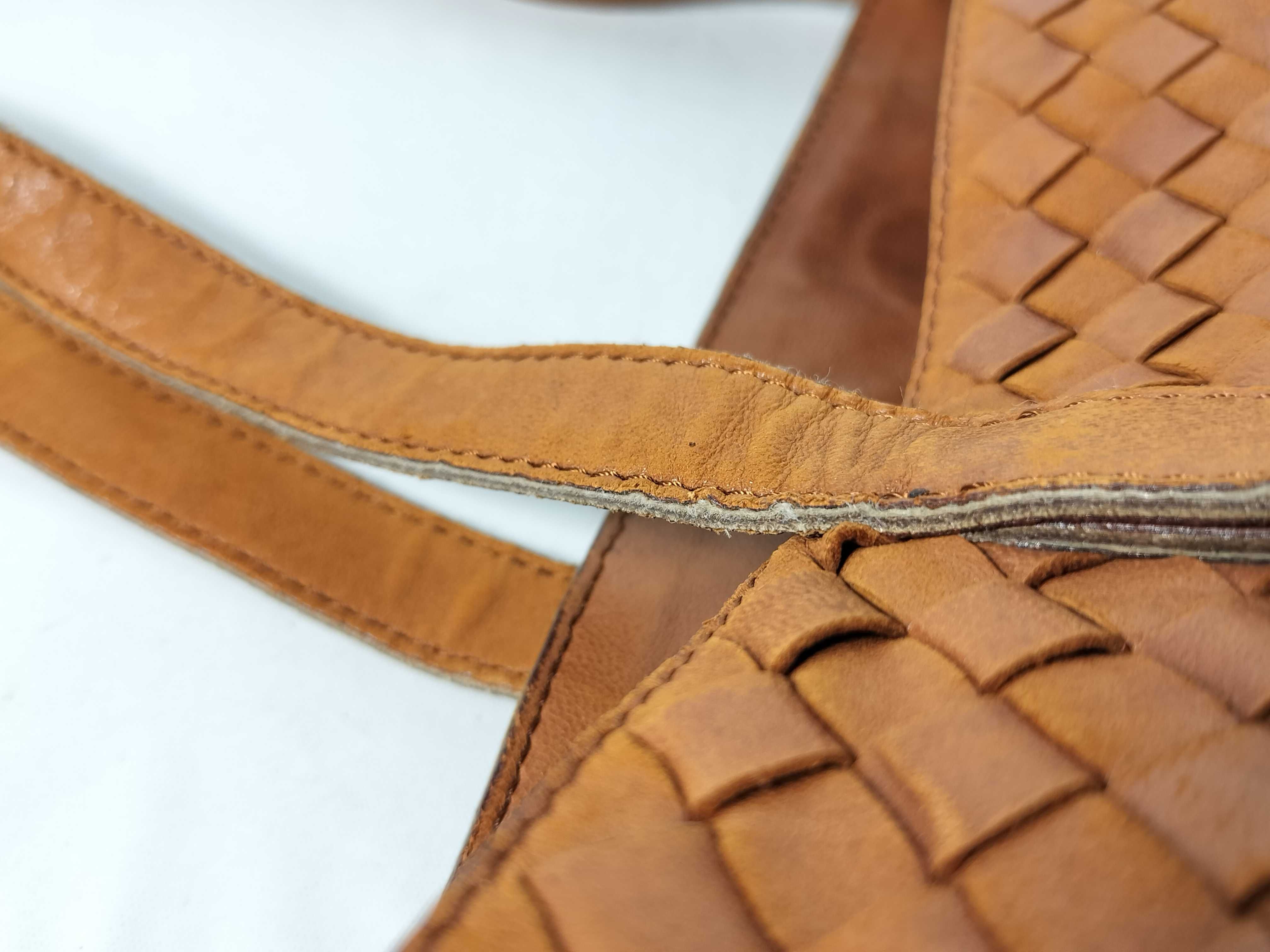 Intrecciato Tote Bag, Brown Handbag — view 5