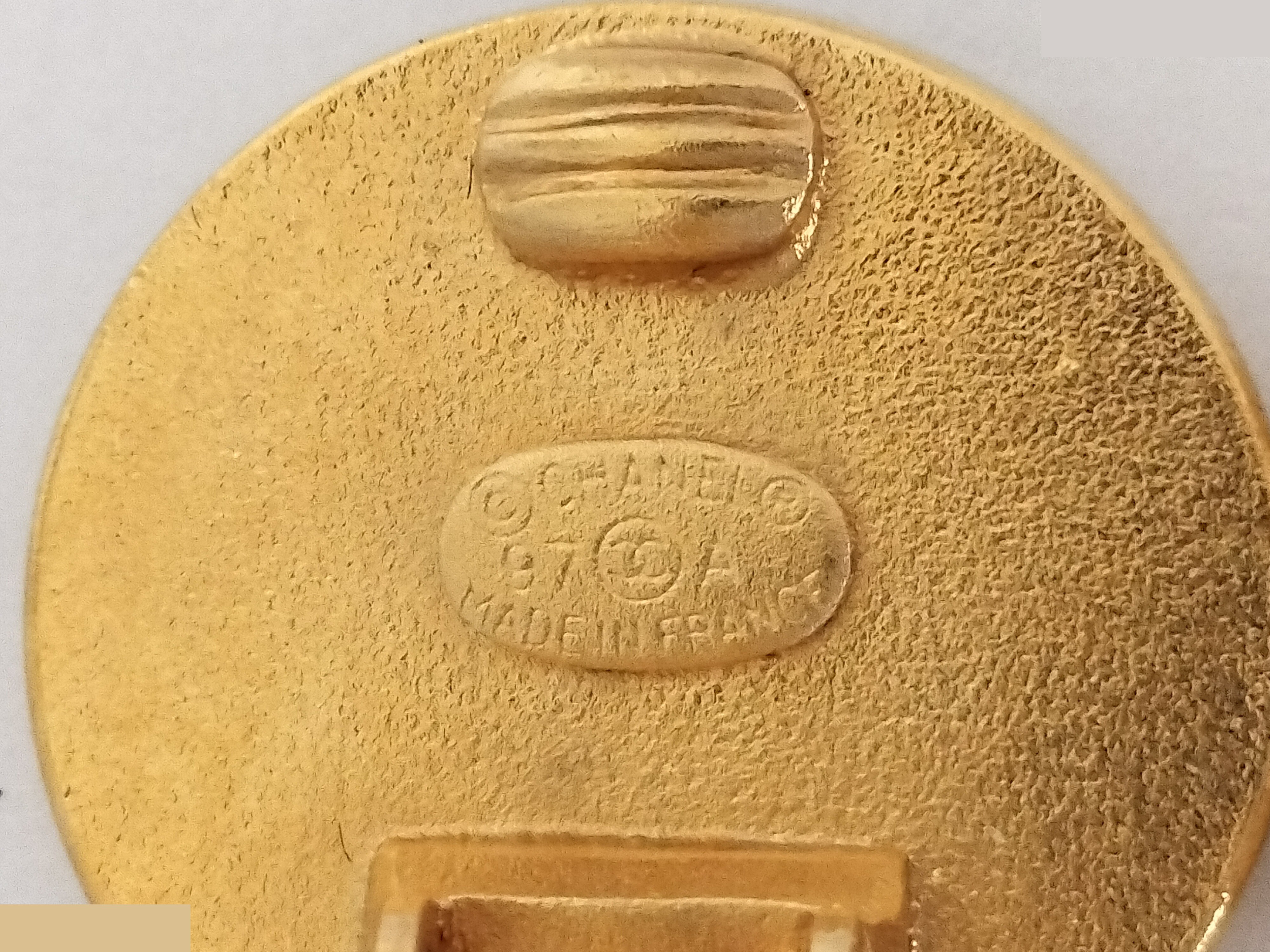 Unused Coco Camellia Gold Earrings — view 4