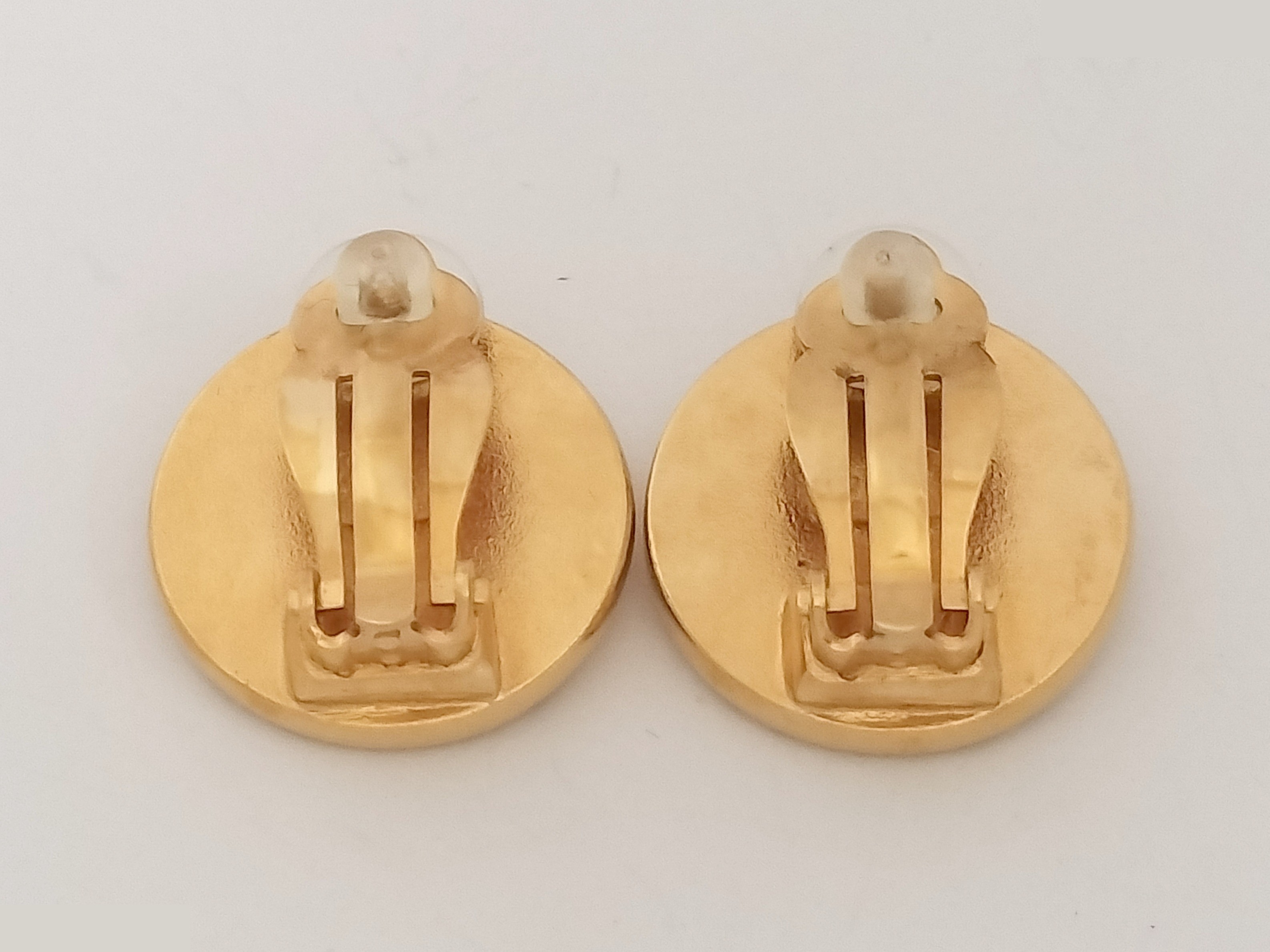 Unused Coco Camellia Gold Earrings — view 5