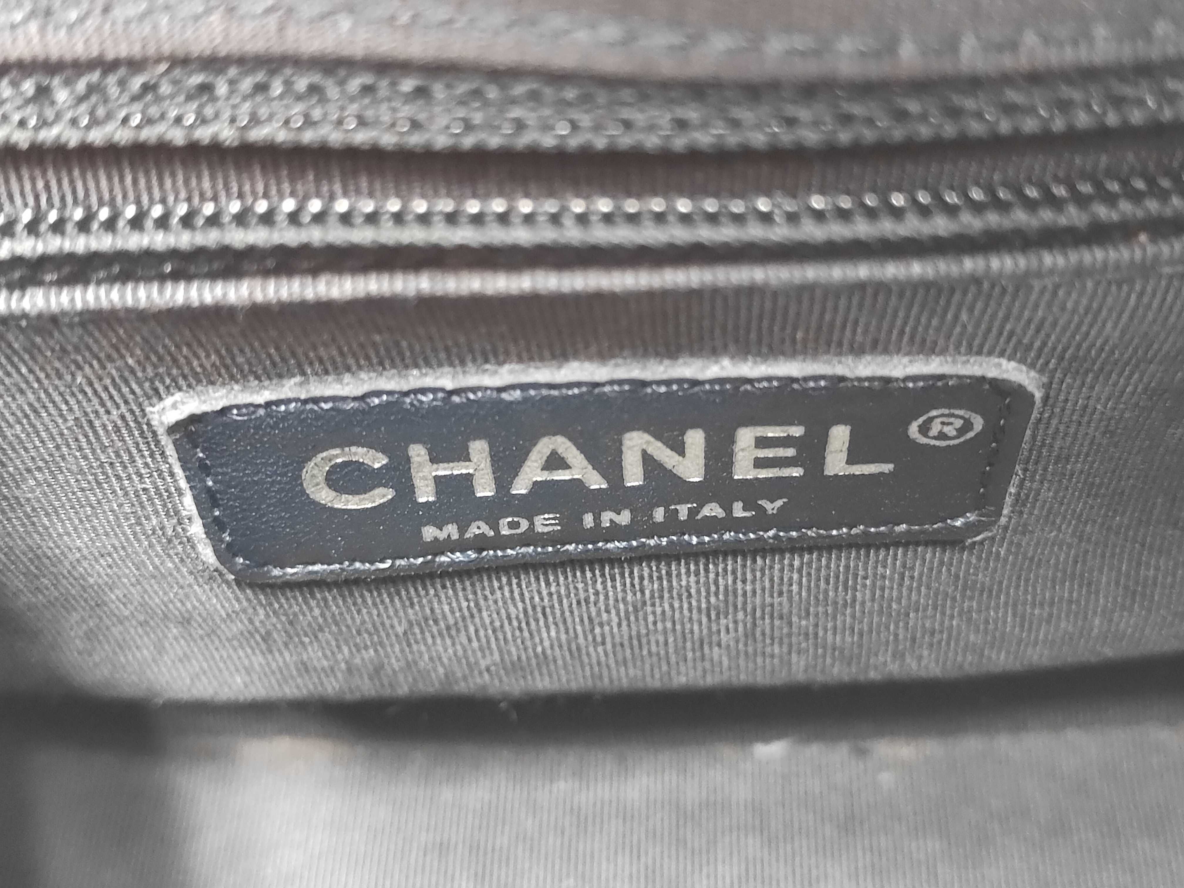 Gabrielle Shoulder Bag, Navy — view 10