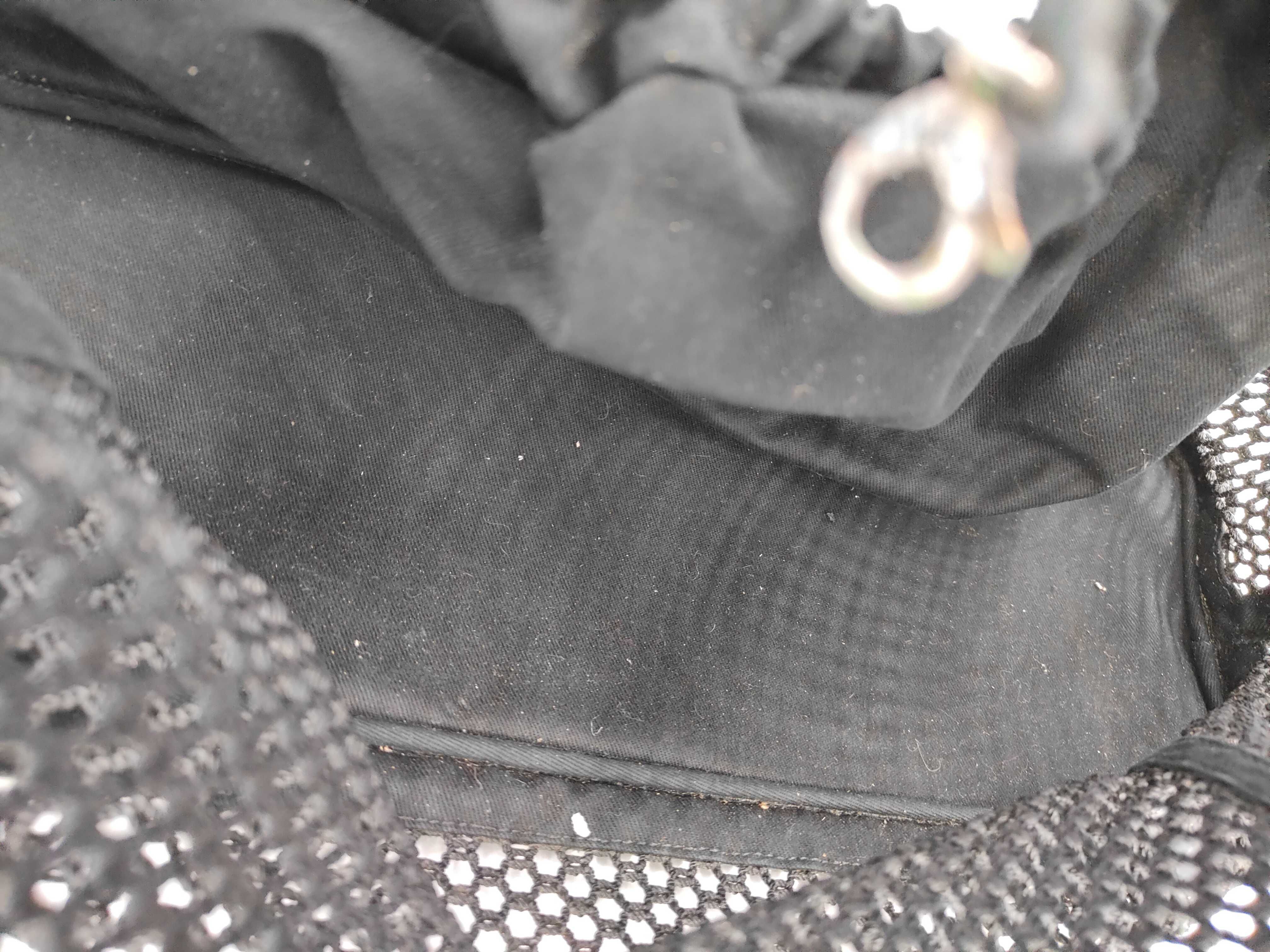 Enamel CHANEL Mesh x Patent Leather Matelasse Tote Bag — view 5