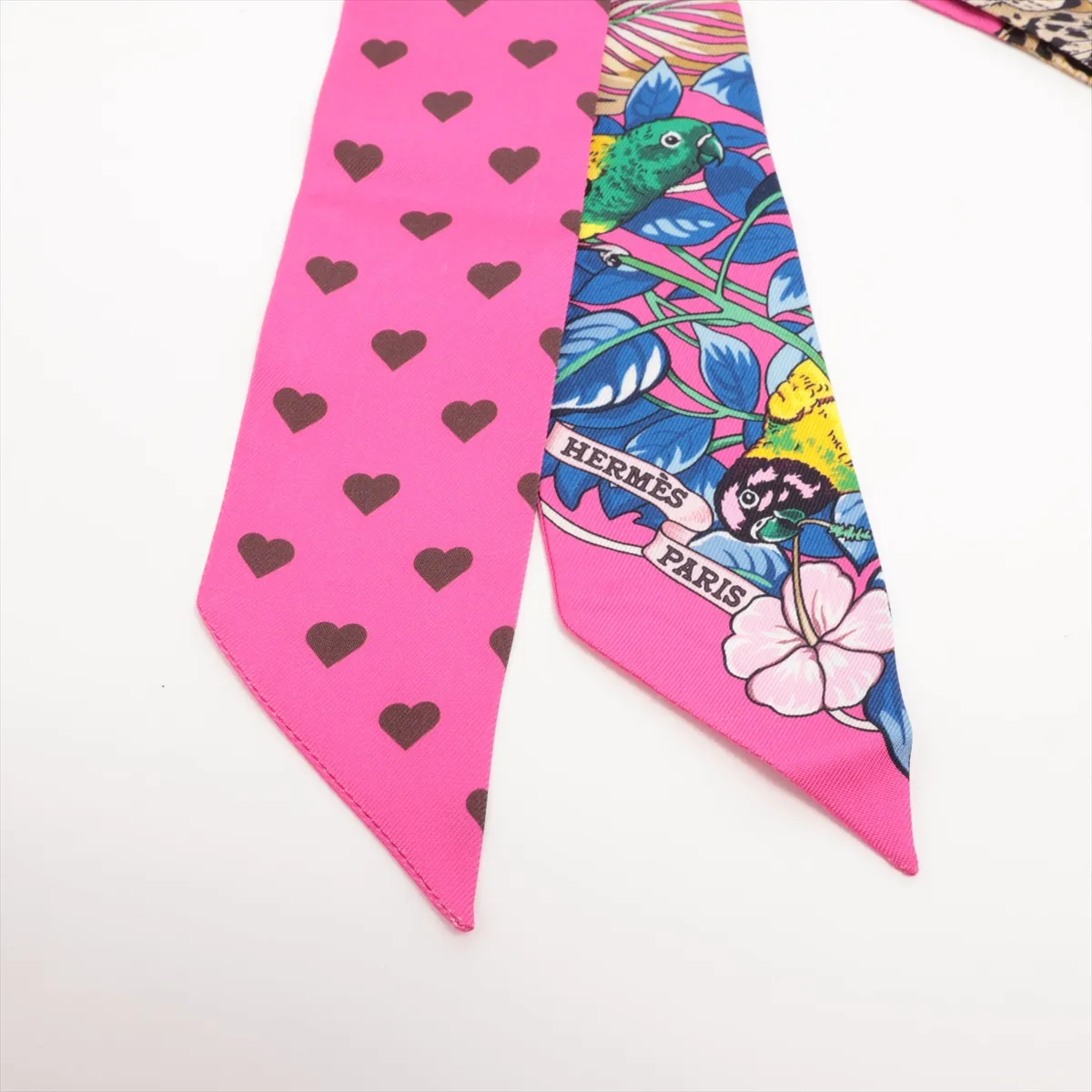 Twilly JUNGLE LOVE Scarf Silk Pink — view 2