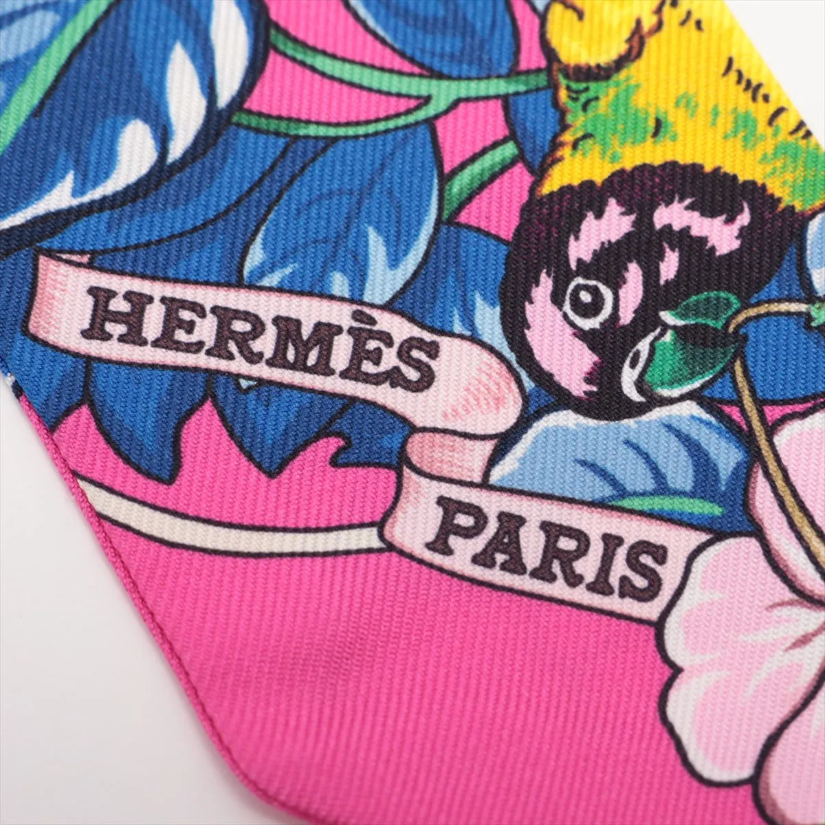 Twilly JUNGLE LOVE Scarf Silk Pink — view 3