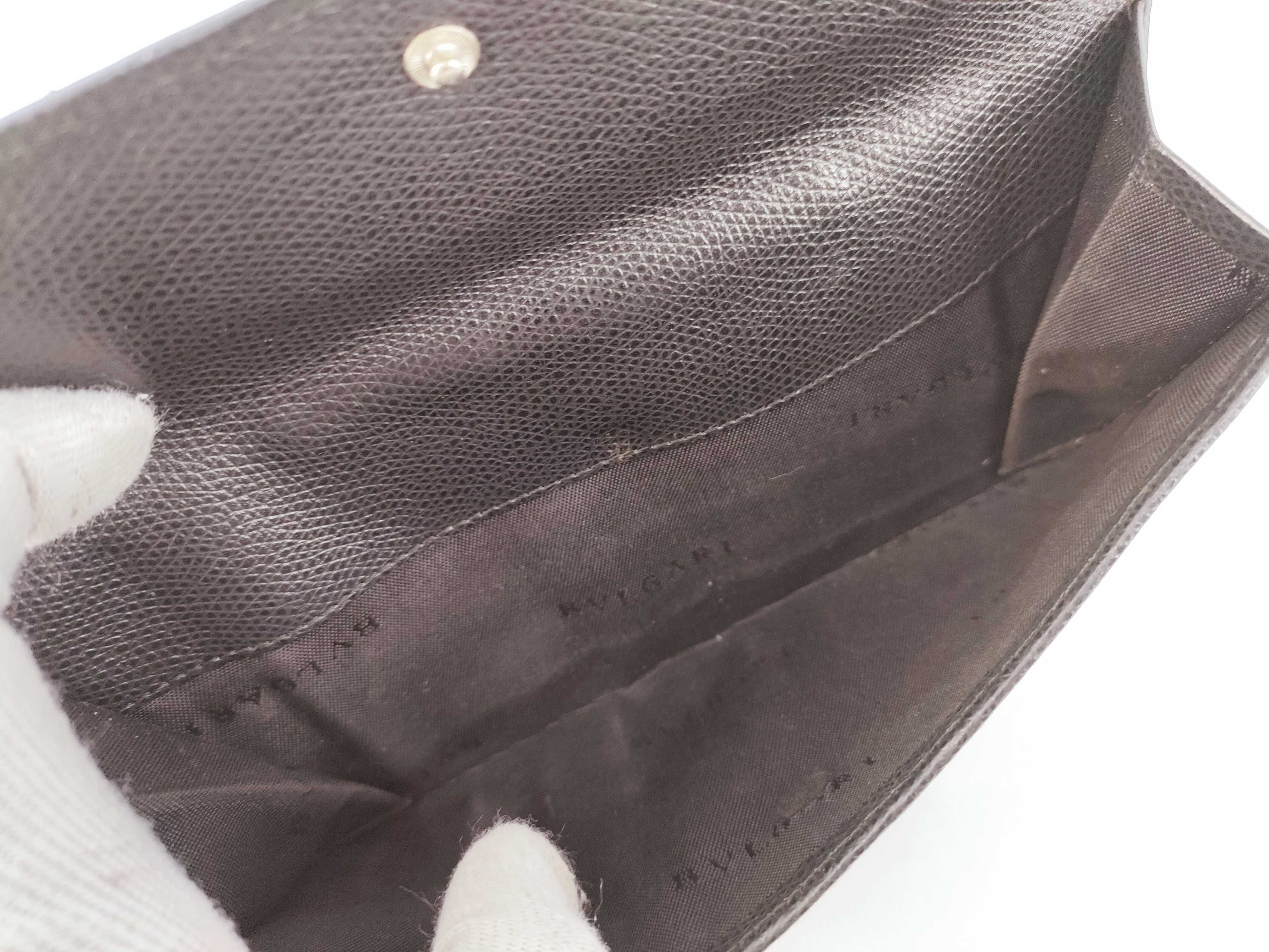 Bulgari Long Wallet Black Wallet — view 12