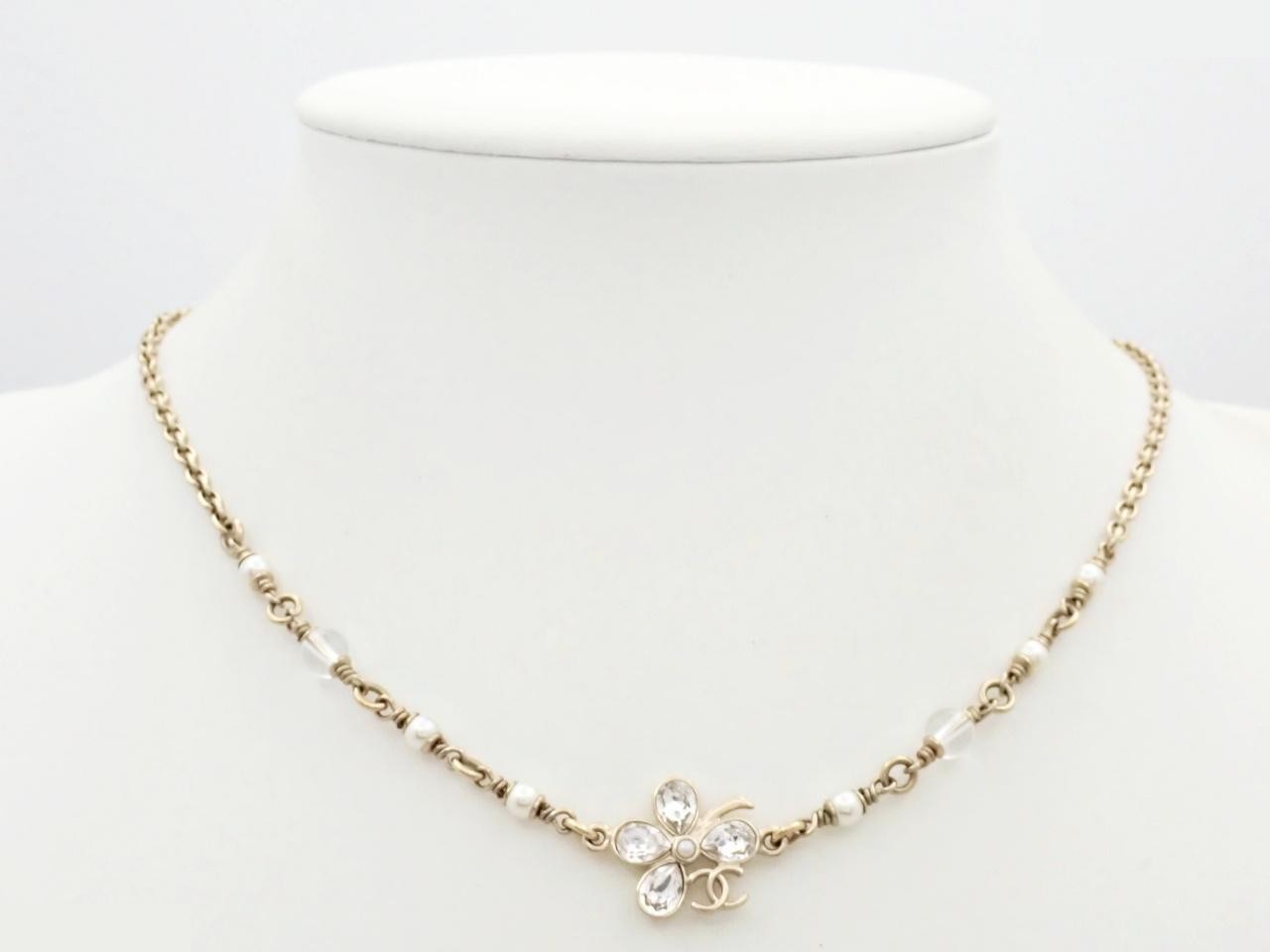 Coco Mark Clover Necklace B26P, Neck circumference approx. 42cm — view 3