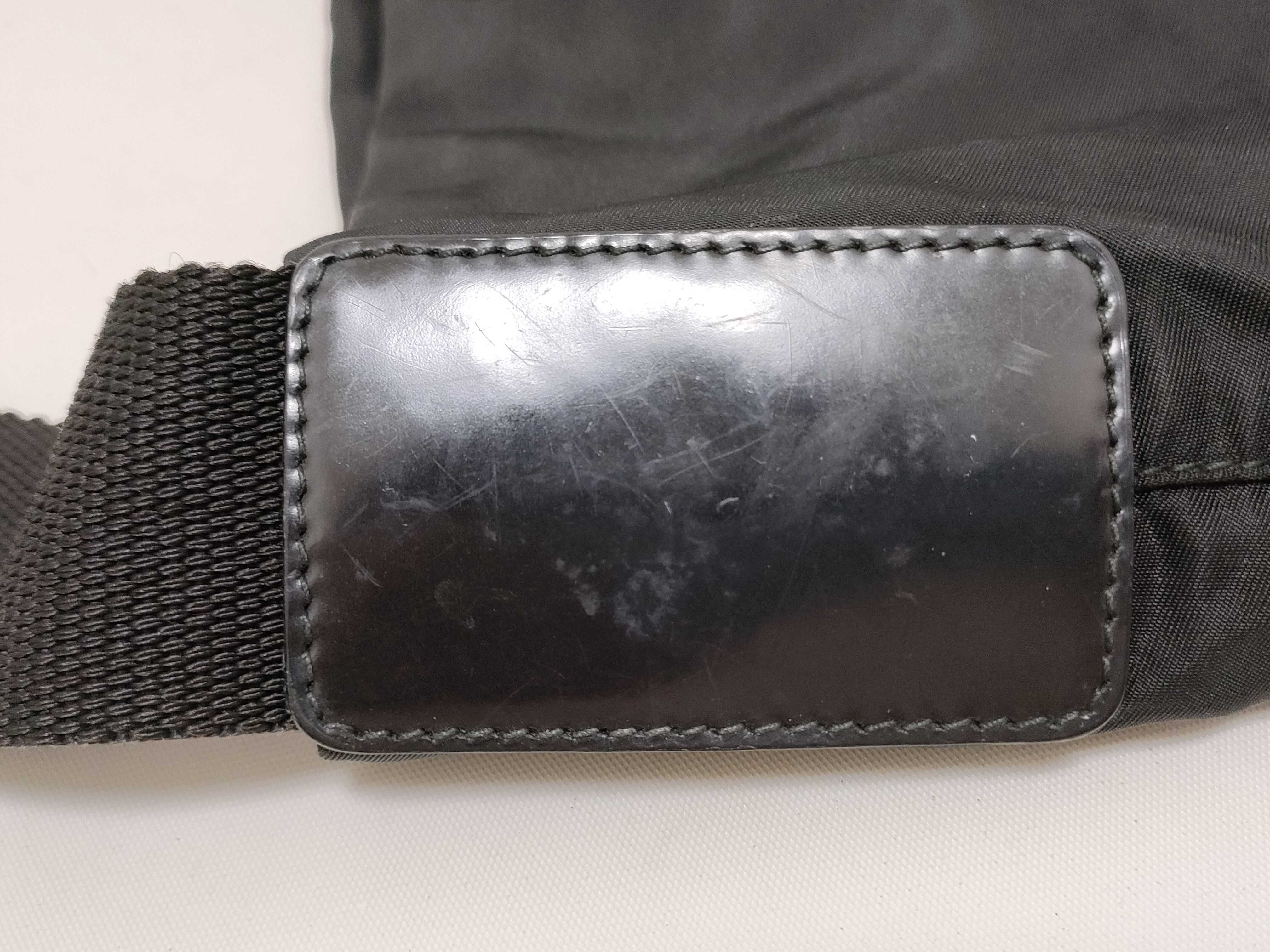 Nylon Shoulder Bag, Black Nylon Shoulder Bag — view 14