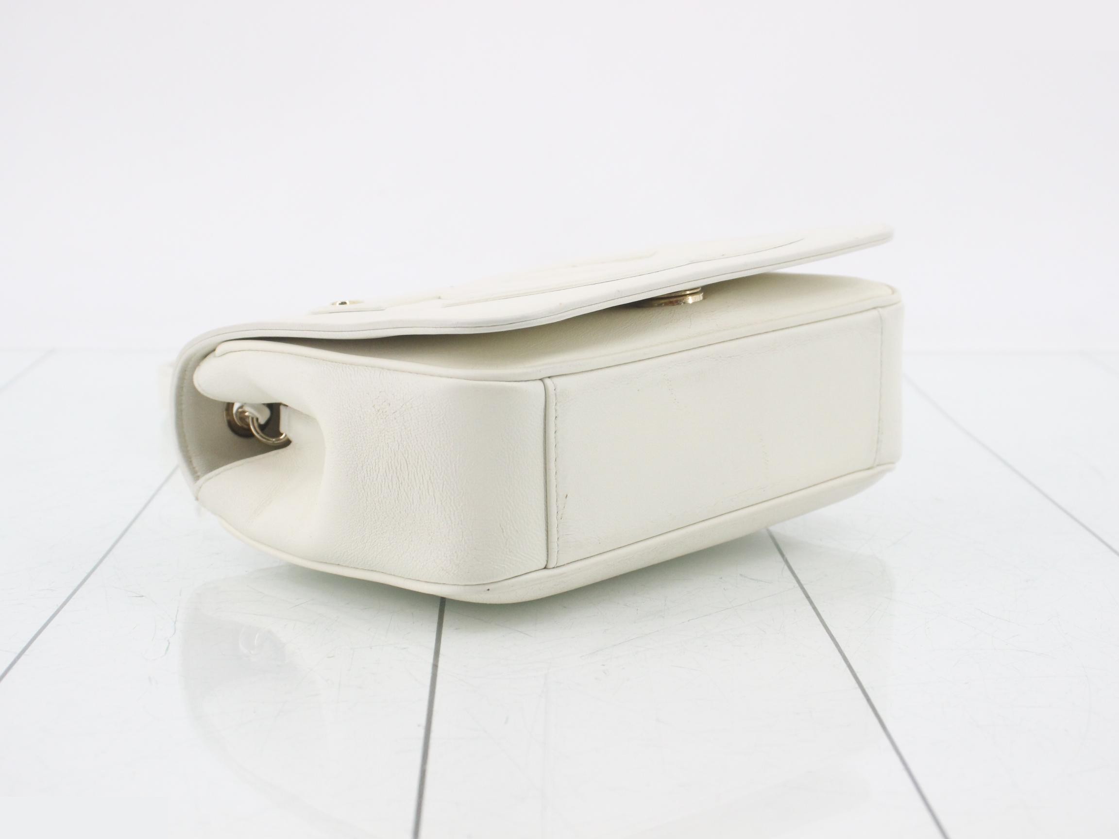 Lambskin Deca Coco Chain Shoulder Bag, with sticker and card. — view 5