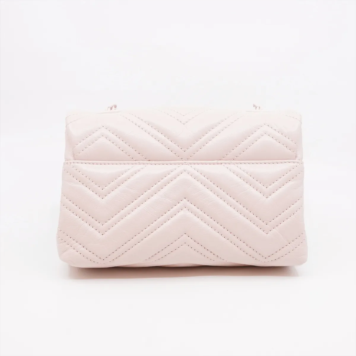 GG Marmont Leather Chain Shoulder Bag Pink 856368-AAFS1-5734 Pink hardware Storage bag included — view 2
