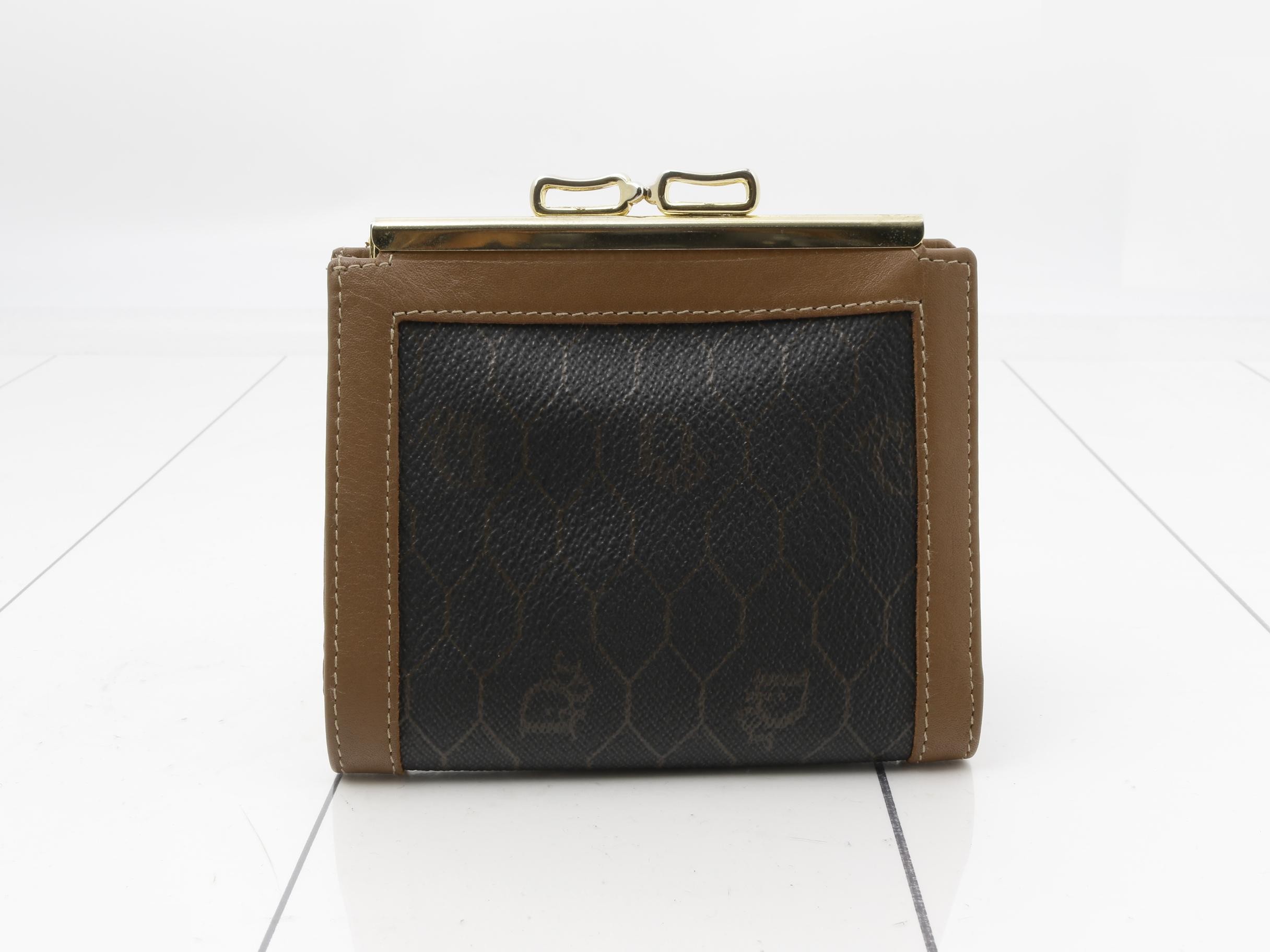 Honeycomb PVC/Leather Bi-fold Wallet — view 2