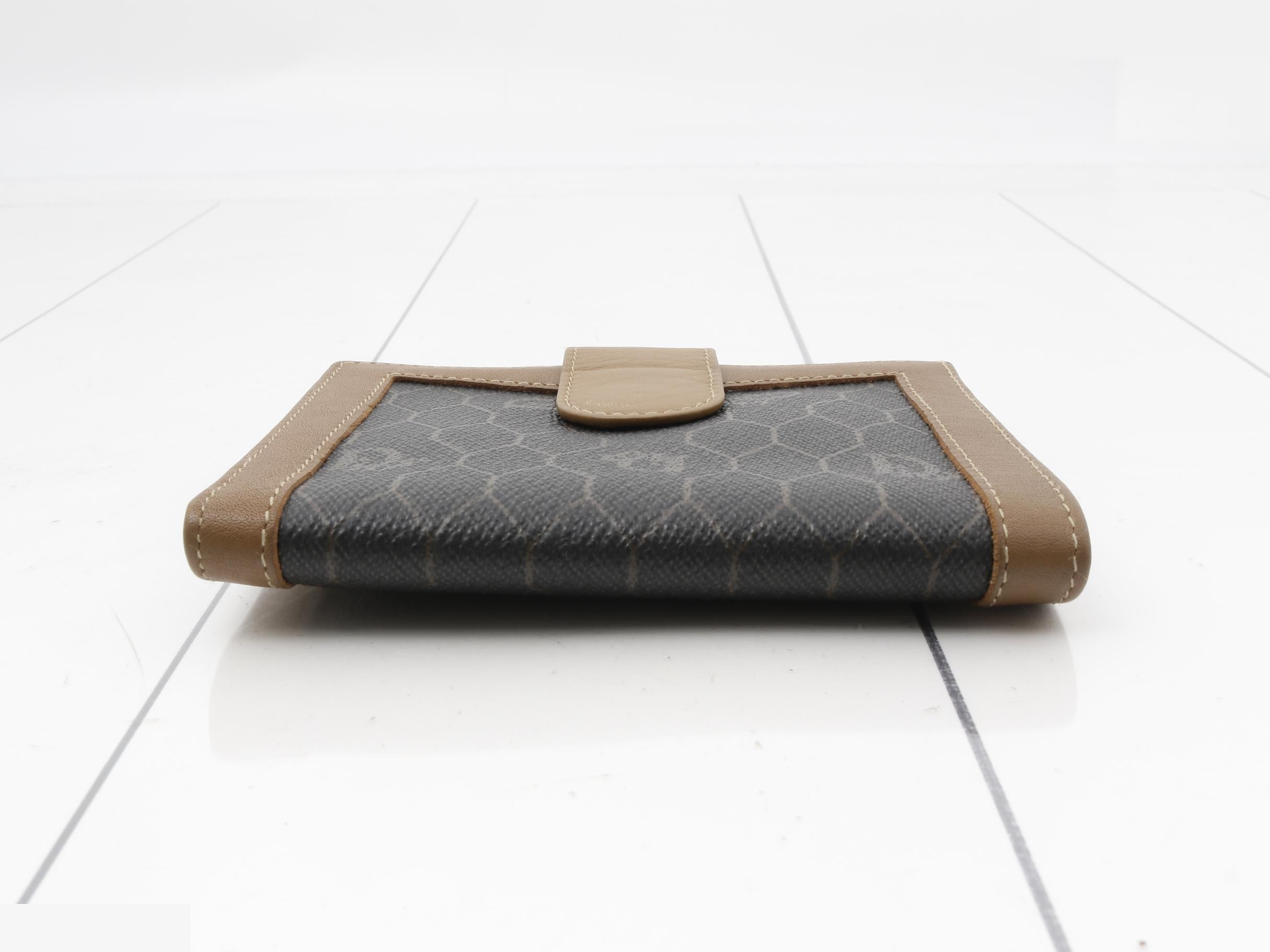 Honeycomb PVC/Leather Bi-fold Wallet — view 3