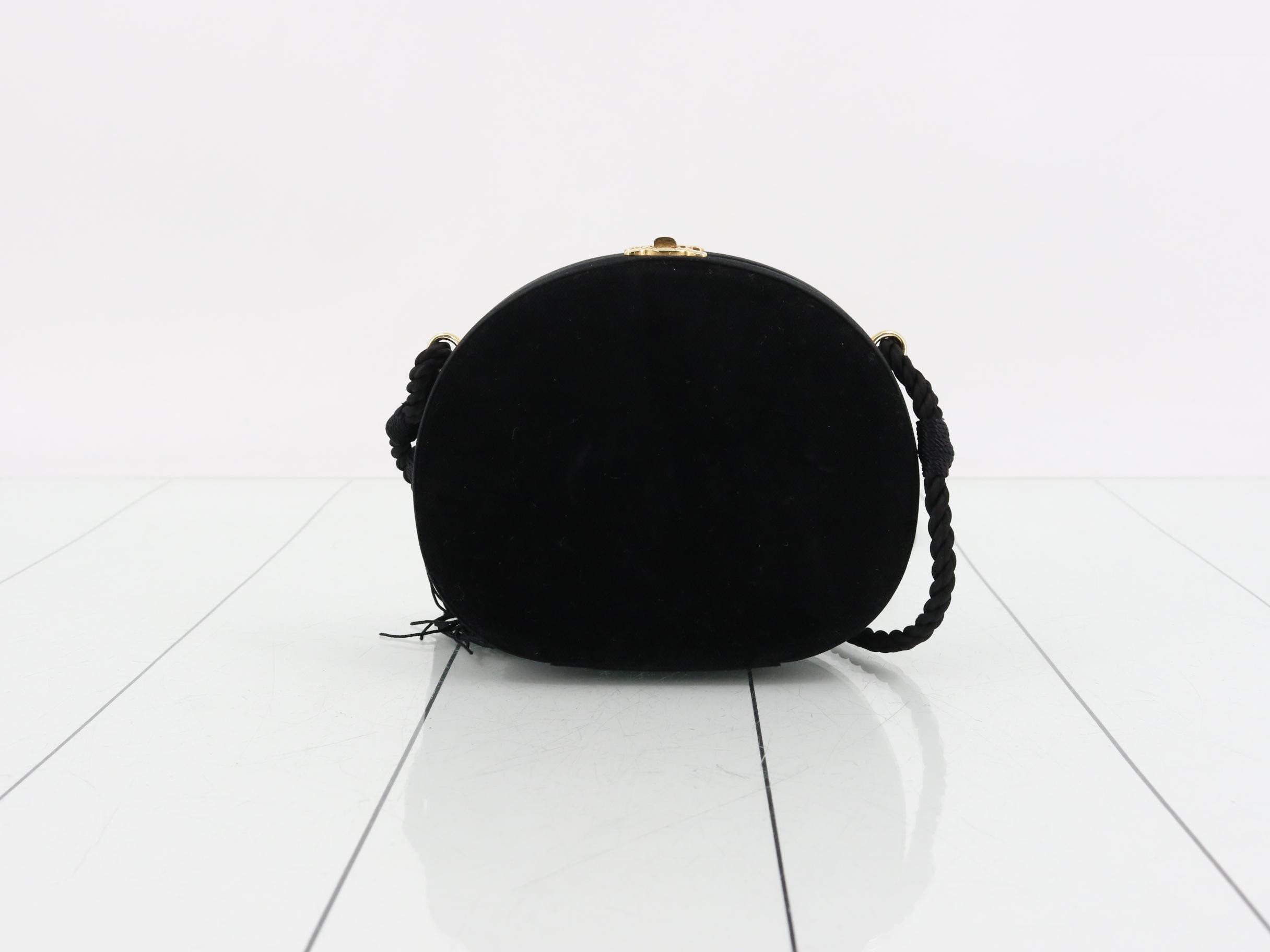 Triomphe Velour Fringe Shoulder Bag — view 2