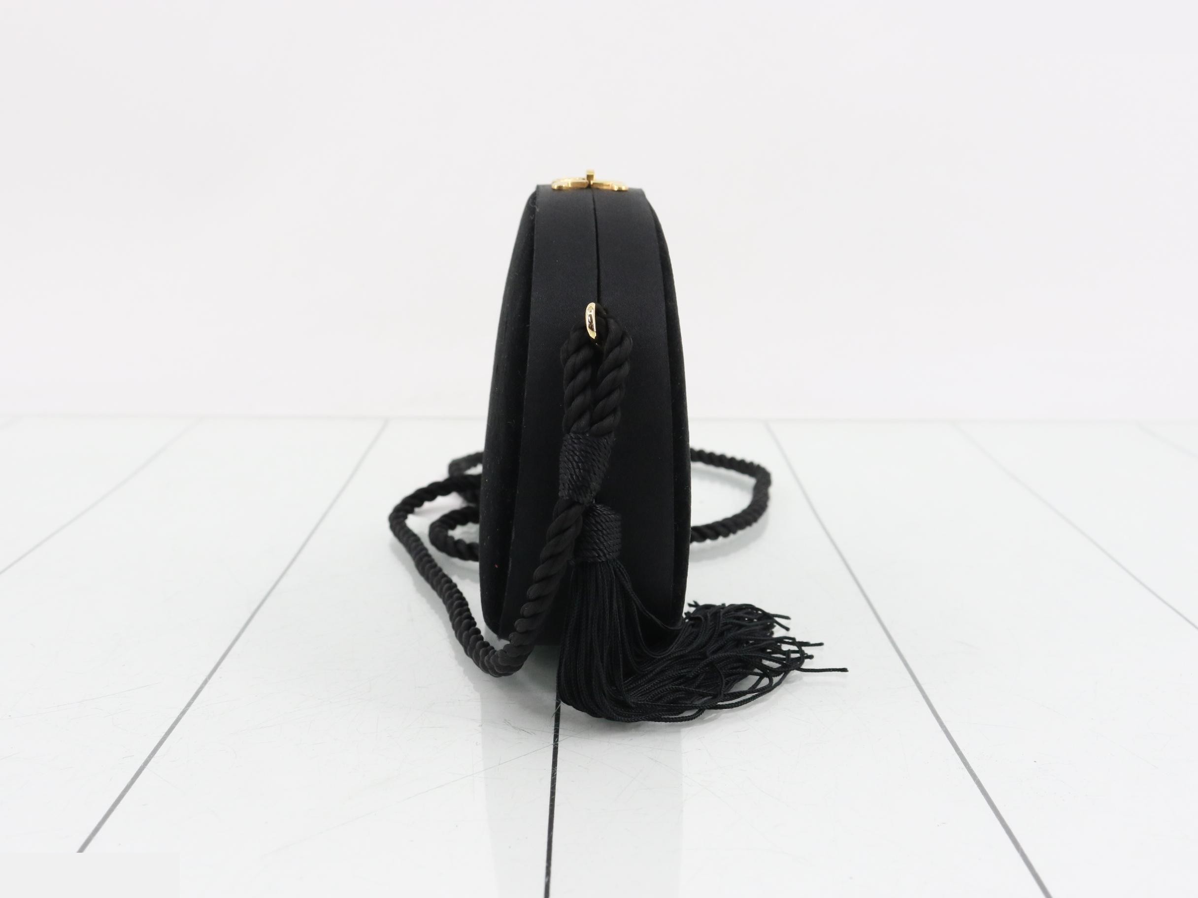 Triomphe Velour Fringe Shoulder Bag — view 3